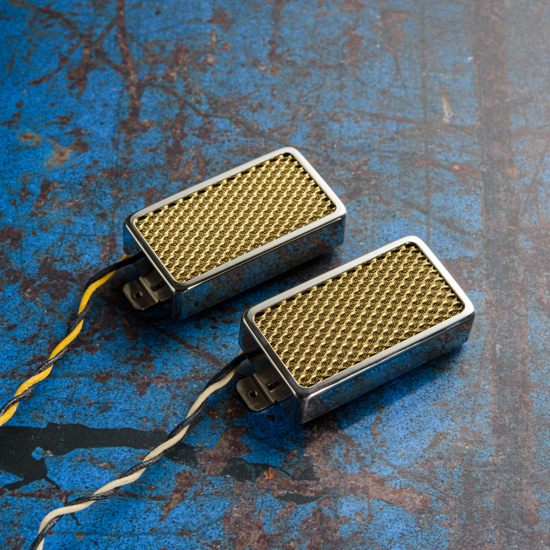 Mojo Humbucker Sized Gold Foil Pickup Set (Original Gold)