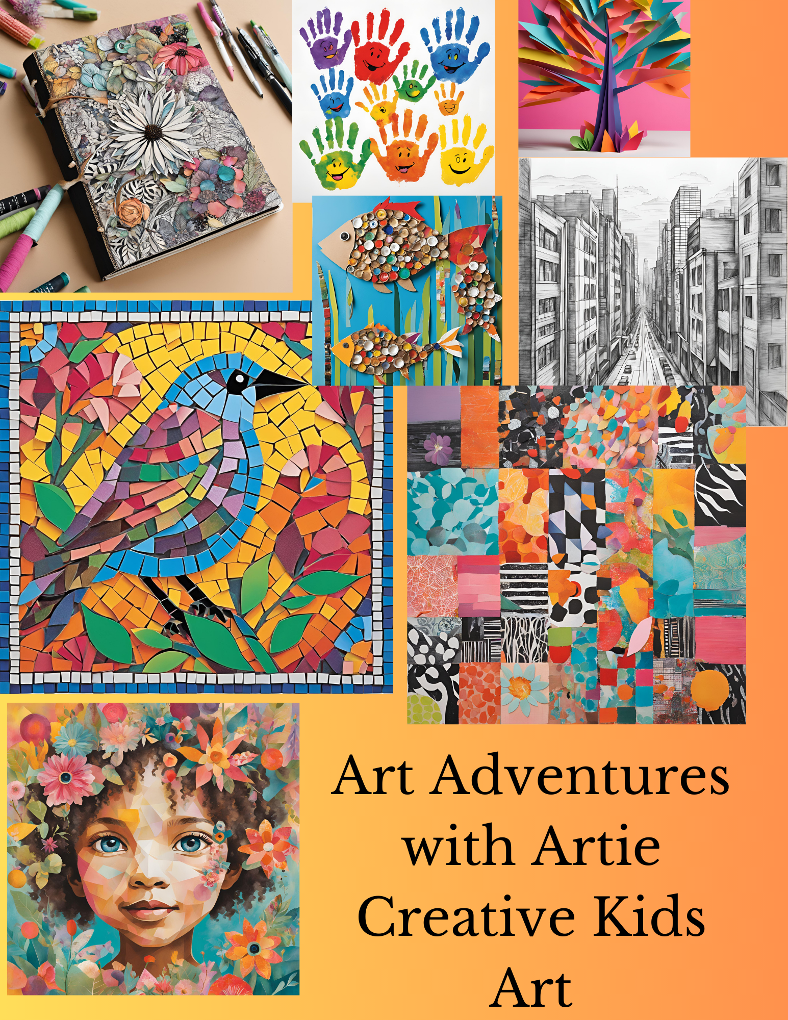 Kids' Art Pages - Digital and Ready to Print