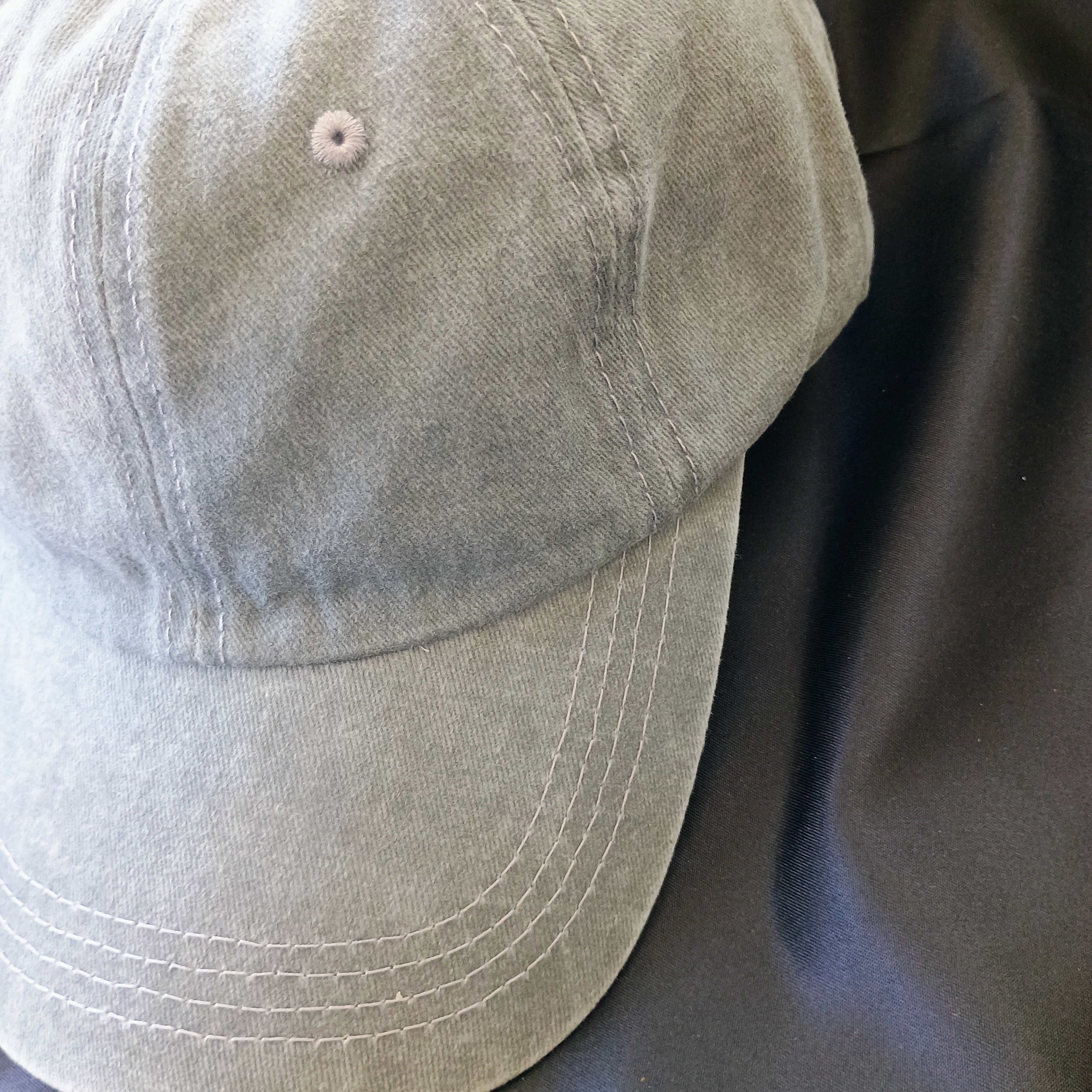 Gray Baseball Cap