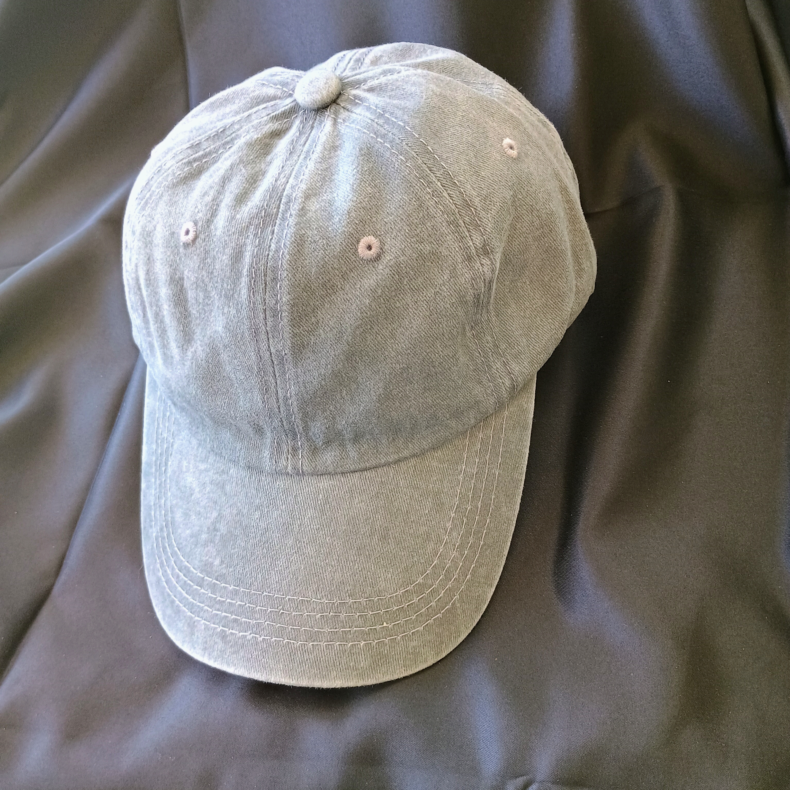 Gray Baseball Cap