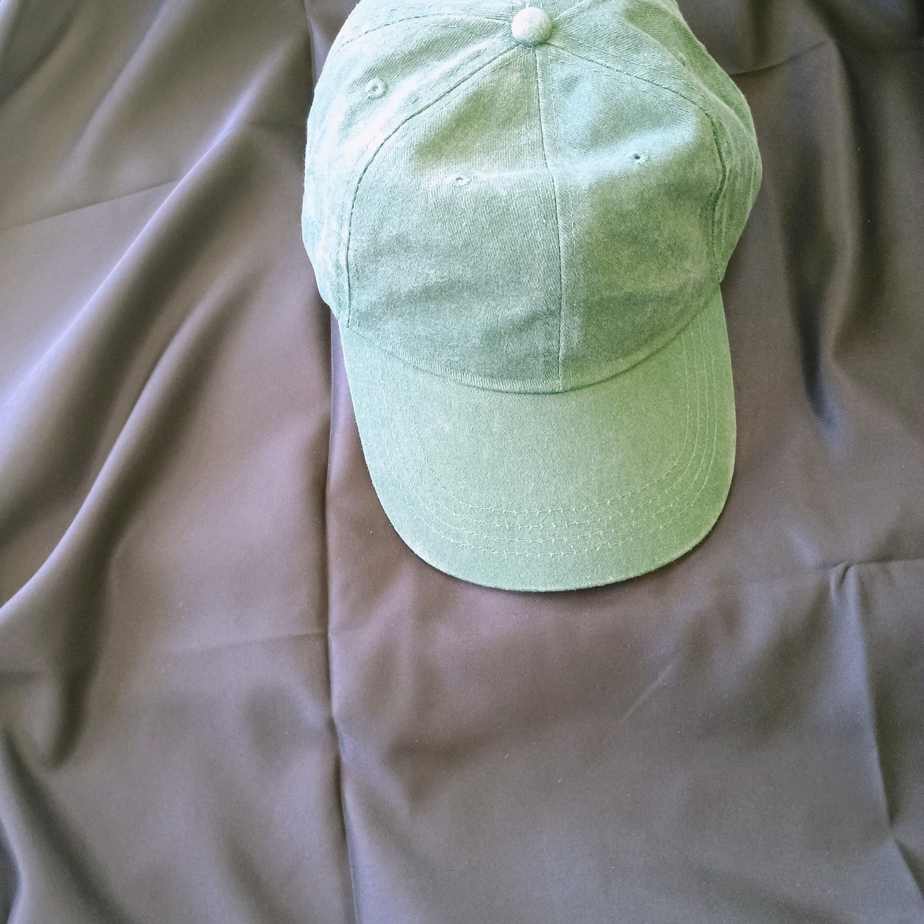 Washed Green Hat