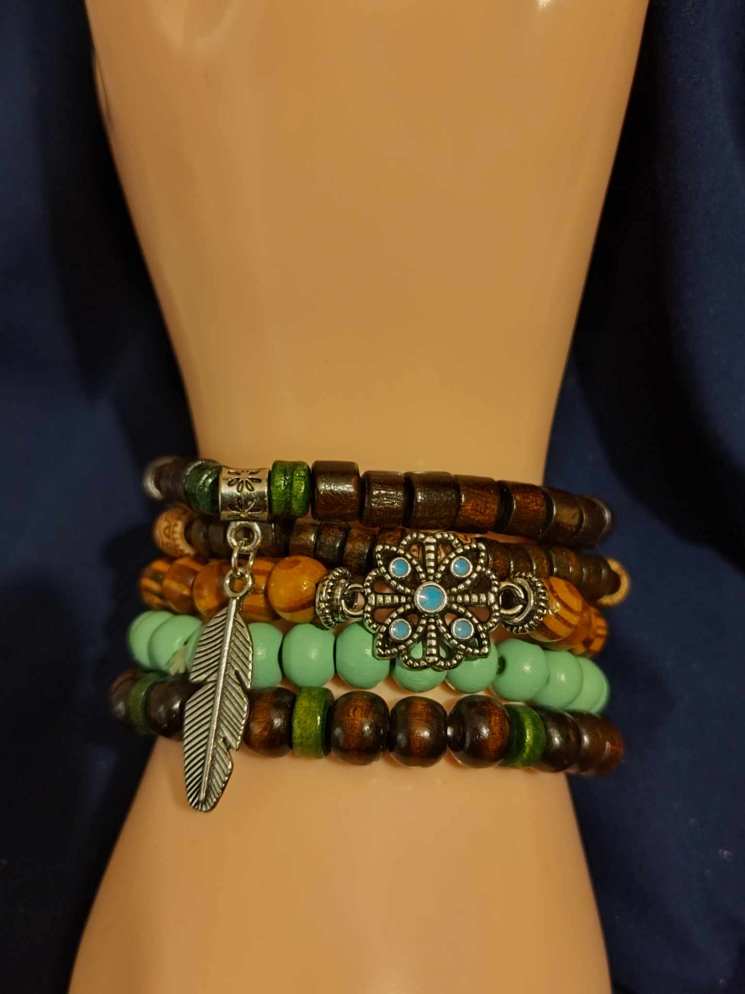 Elegant Beaded Bracelet Set