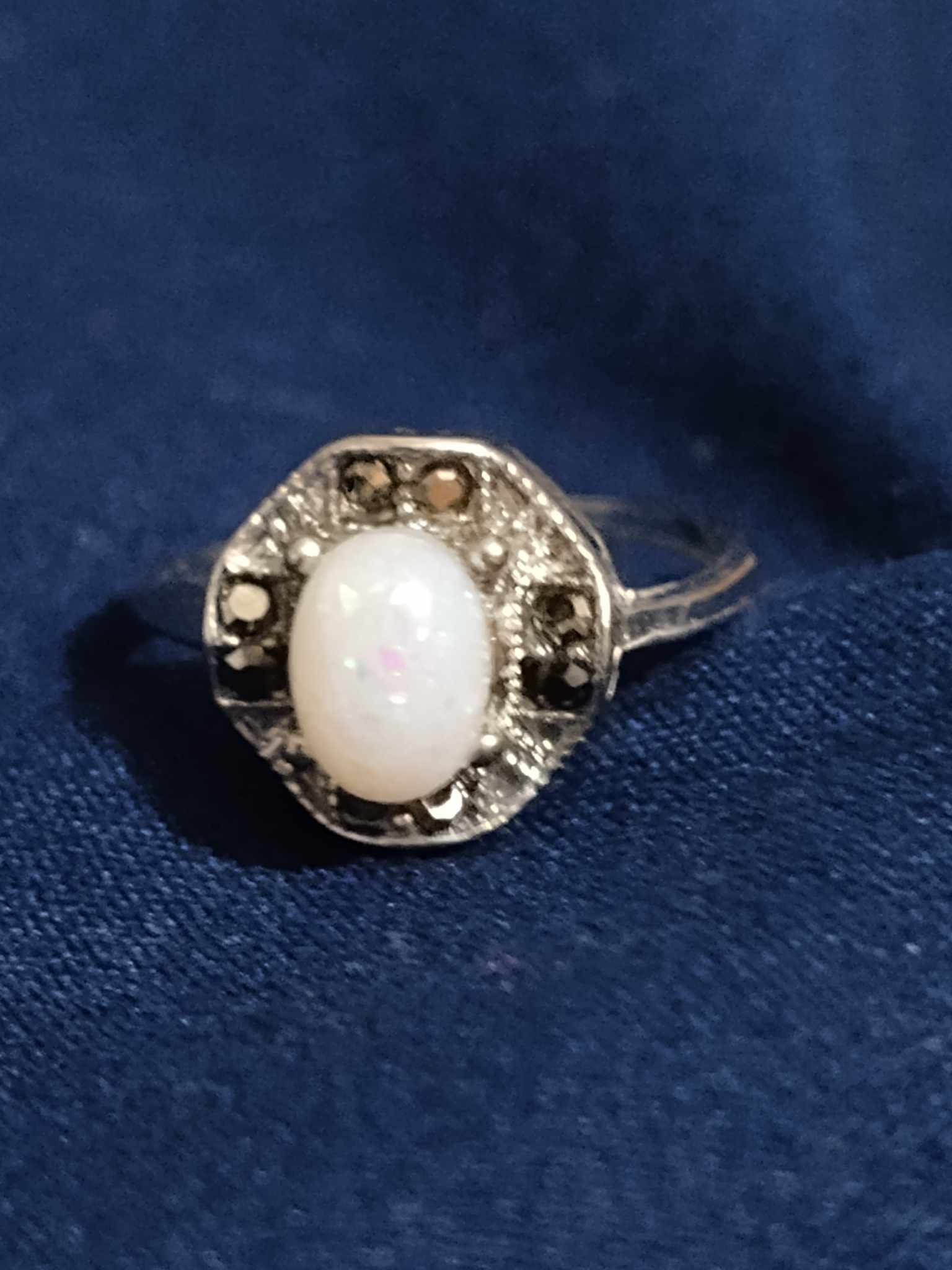 Beautiful White Stone Ring