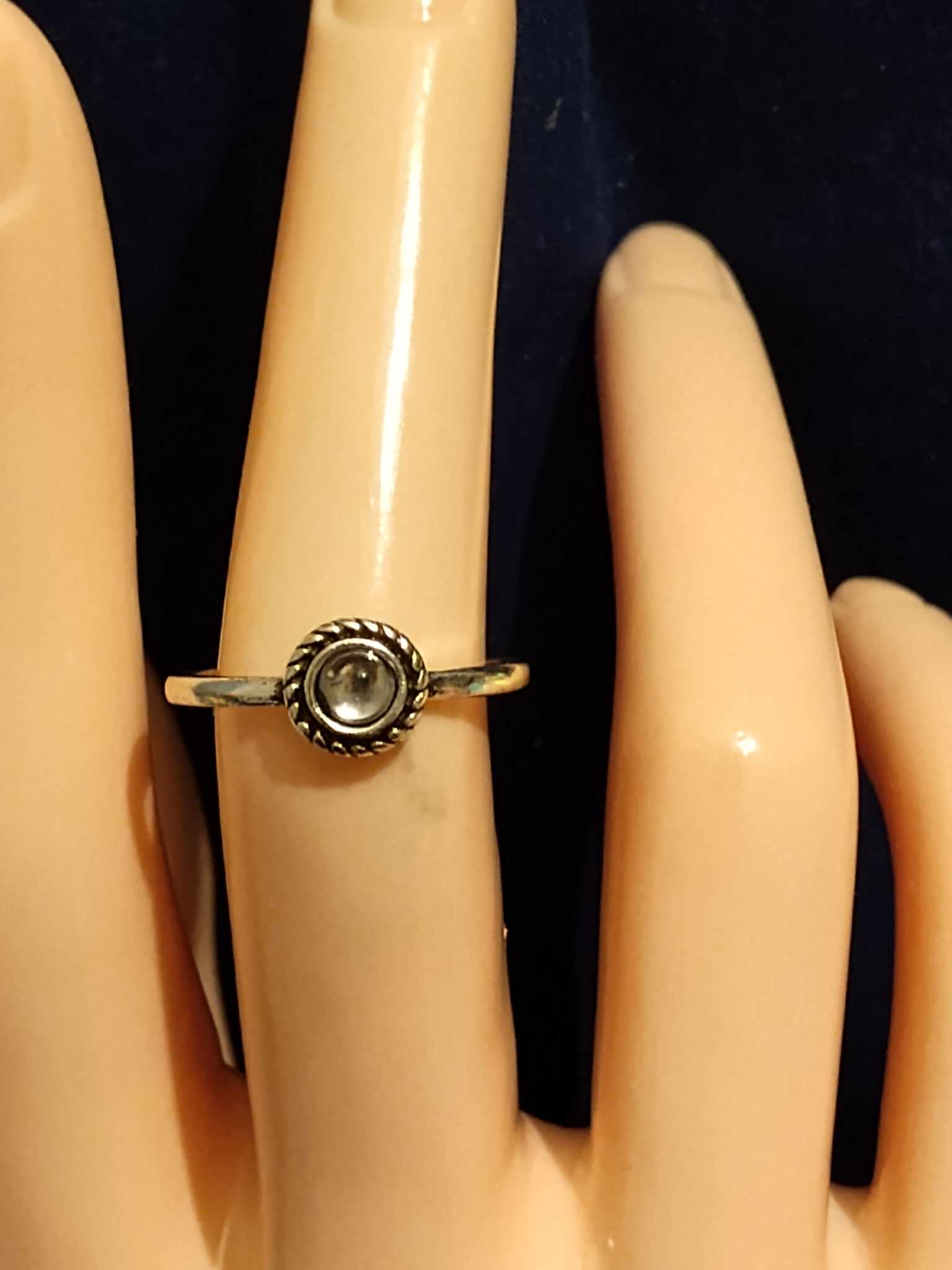 Silver Ring with Gemstone