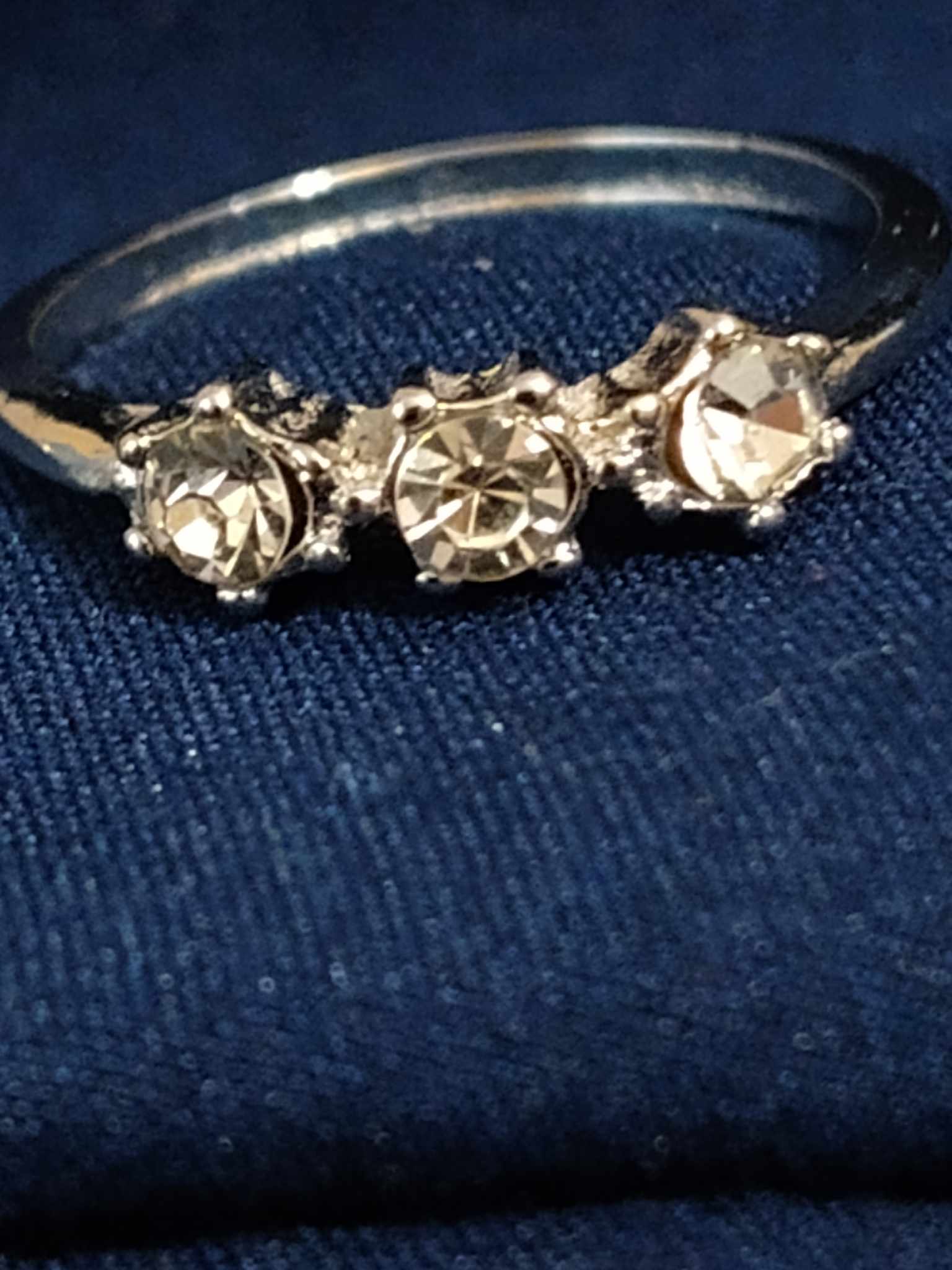 Beautiful Three-Stone Ring