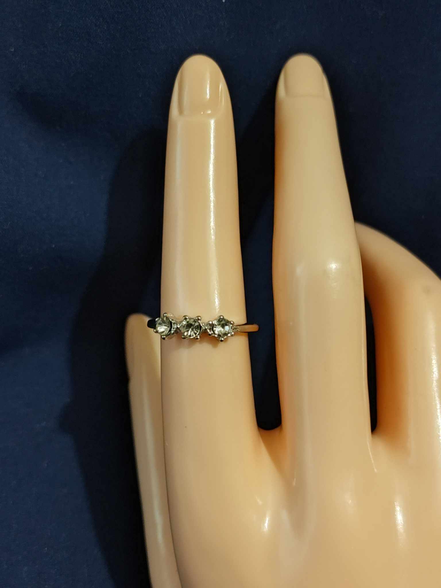 Beautiful Three-Stone Ring