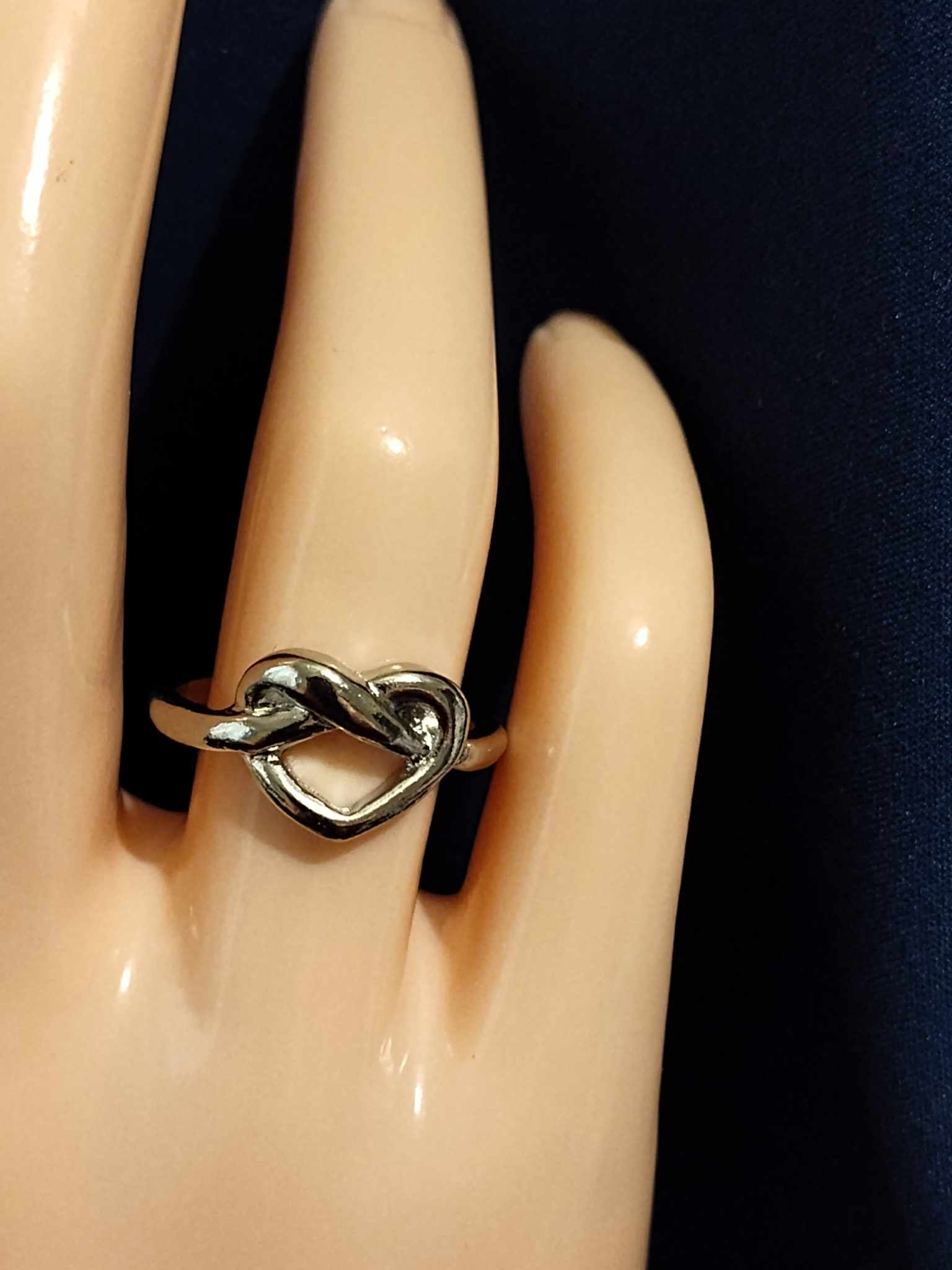 Silver Twisted Knot Ring