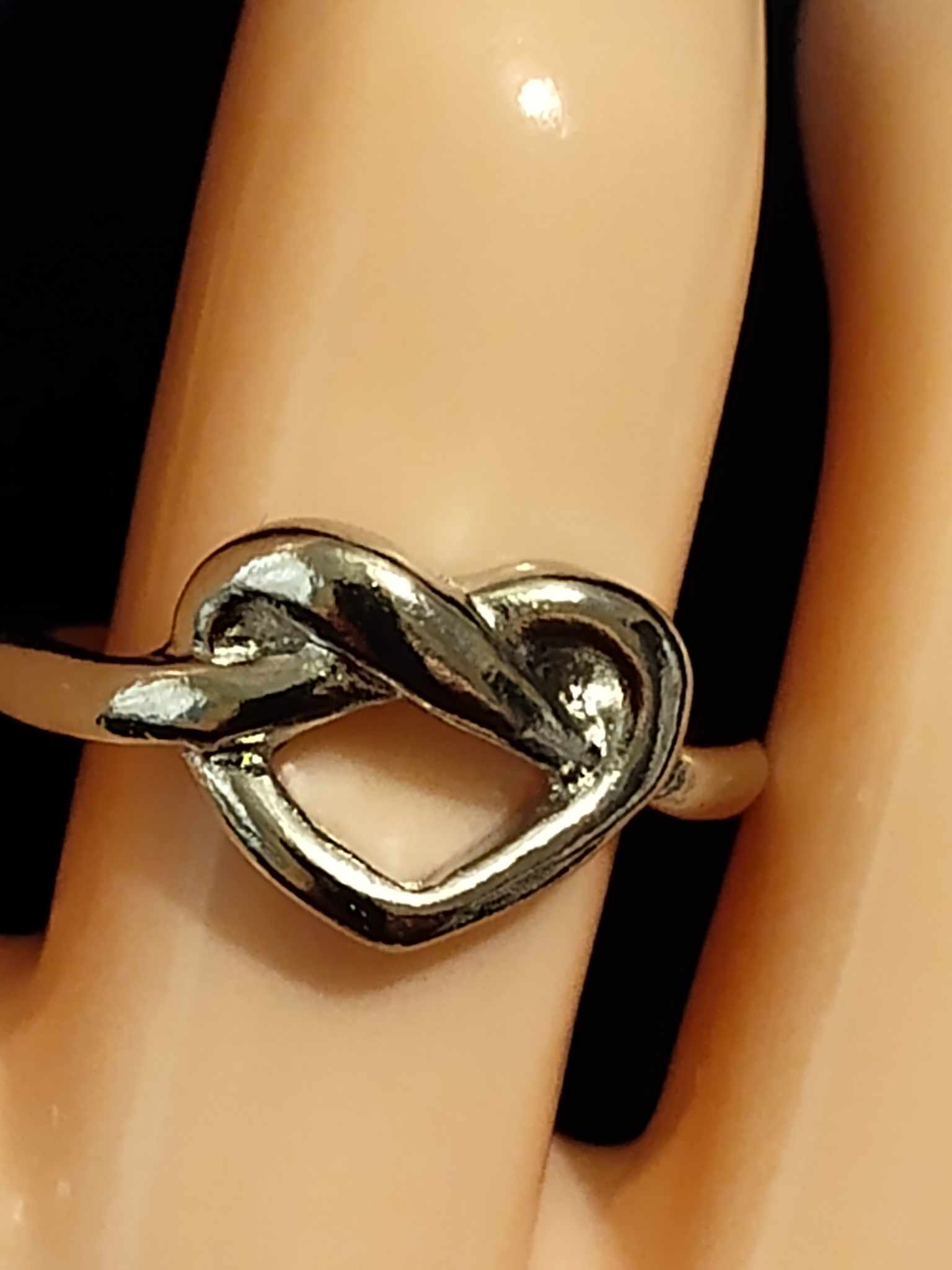 Silver Twisted Knot Ring
