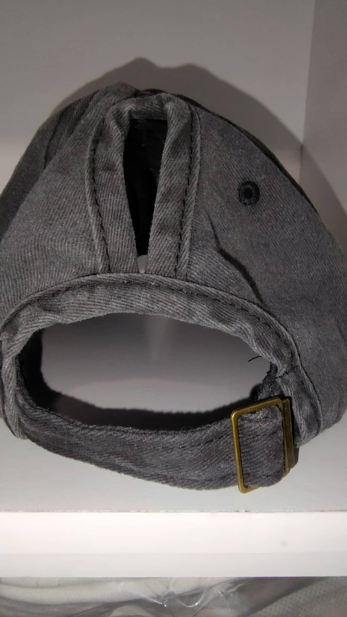 Black Cap with Gold Cross **