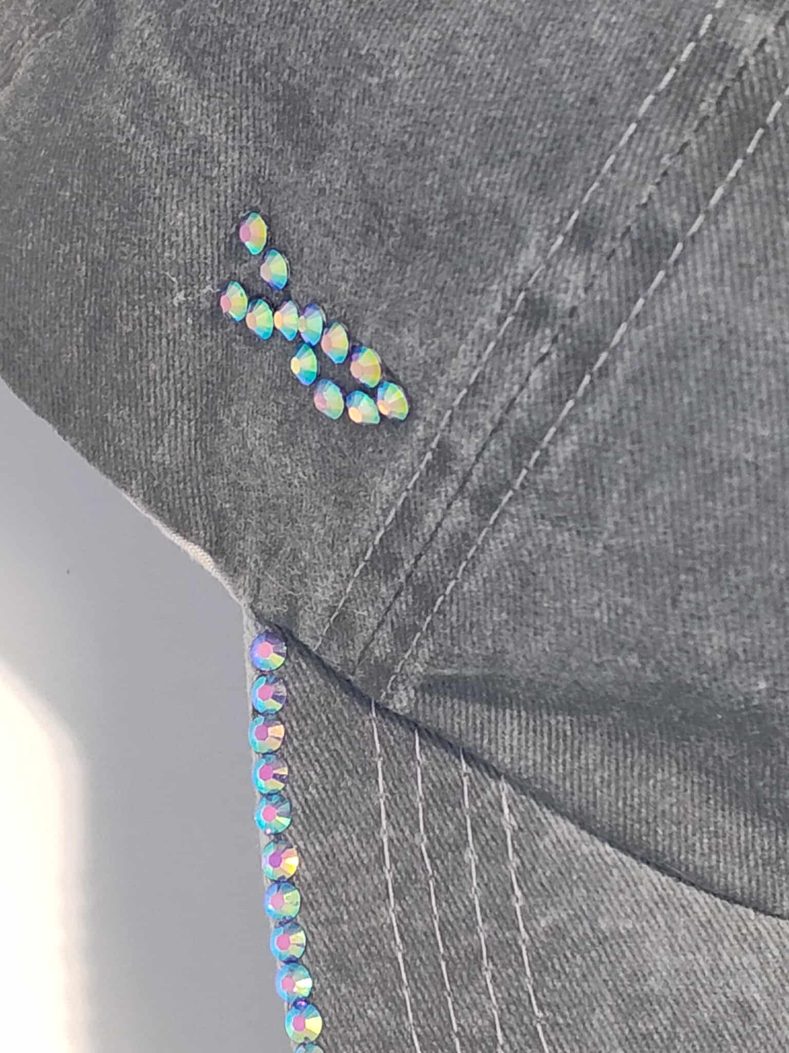 Gray Adjustable Baseball Cap