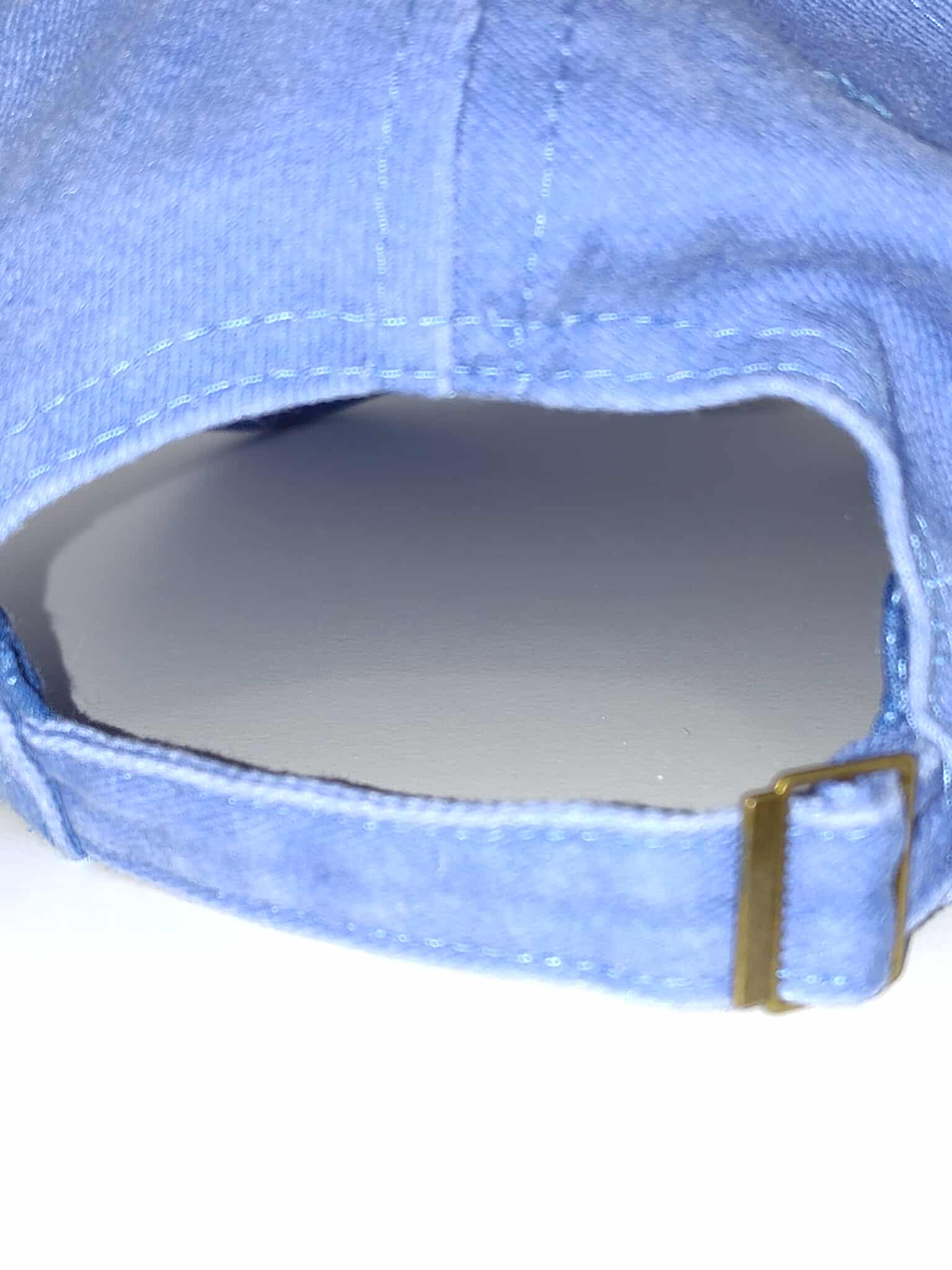 Blue Denim Cap with Rhinestones