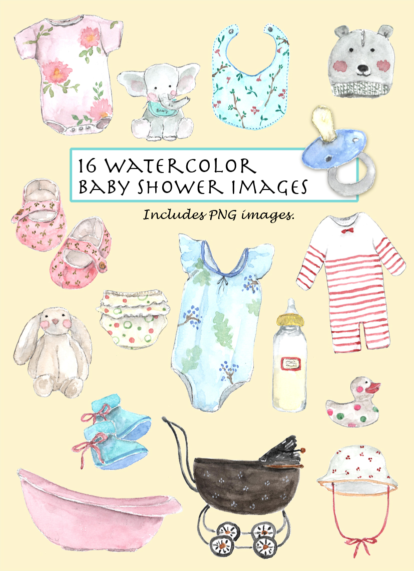 Baby Shower Digital Clipart