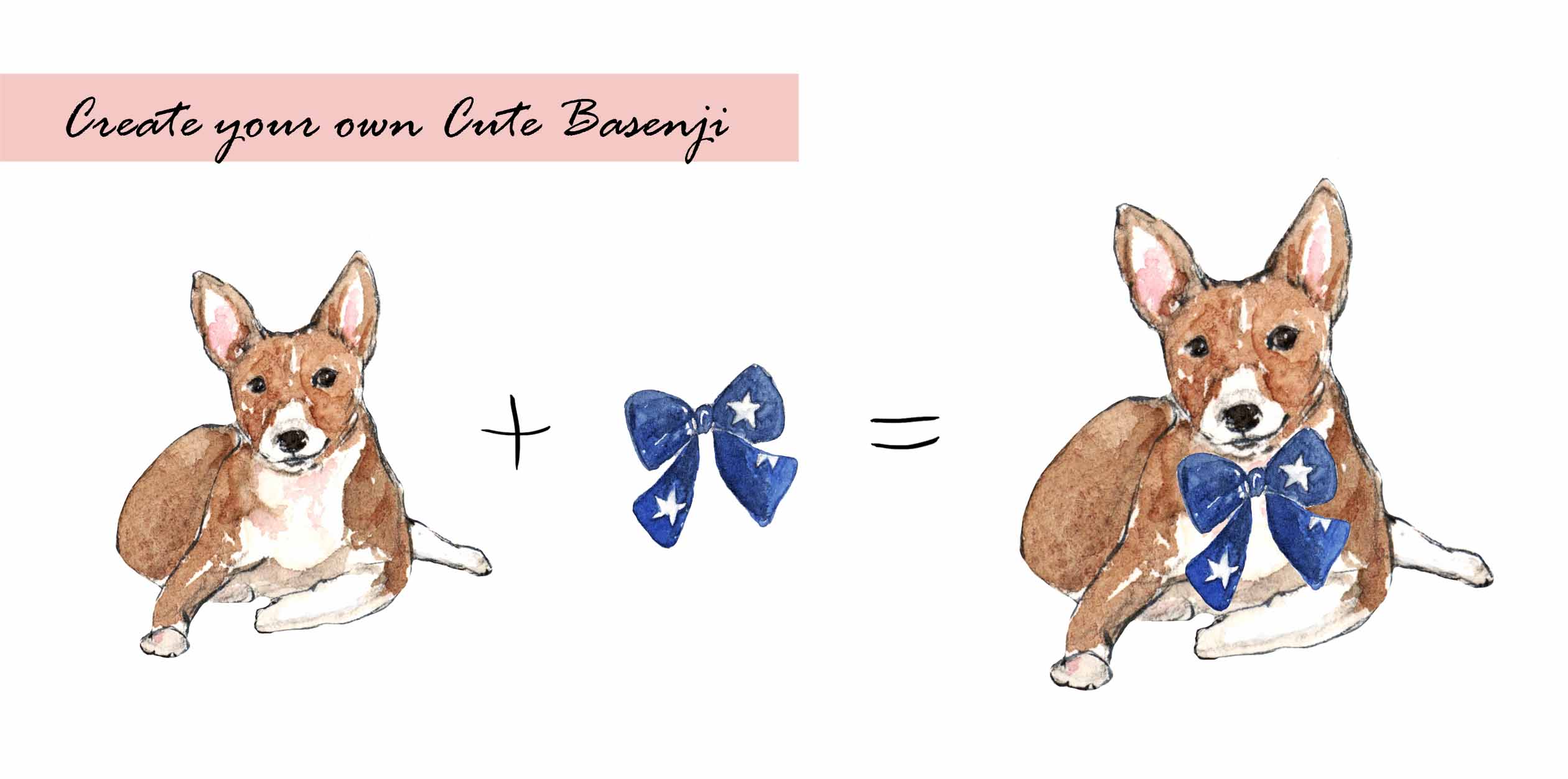 Basenji Digital Clipart