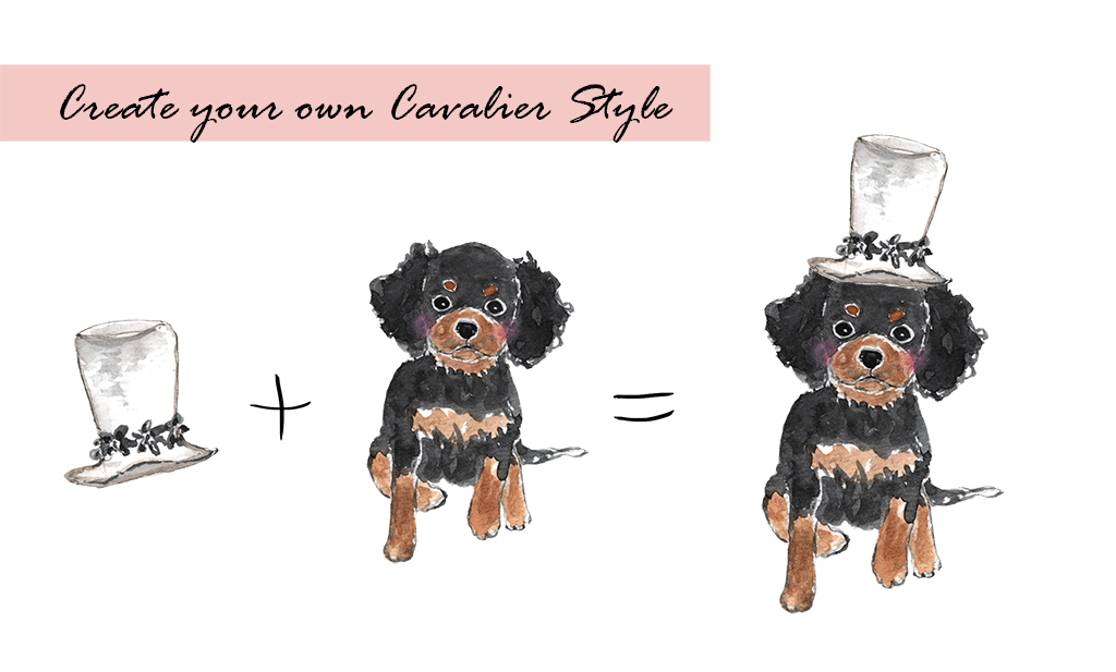 Cavalier King Charles Spaniel Digital Clipart
