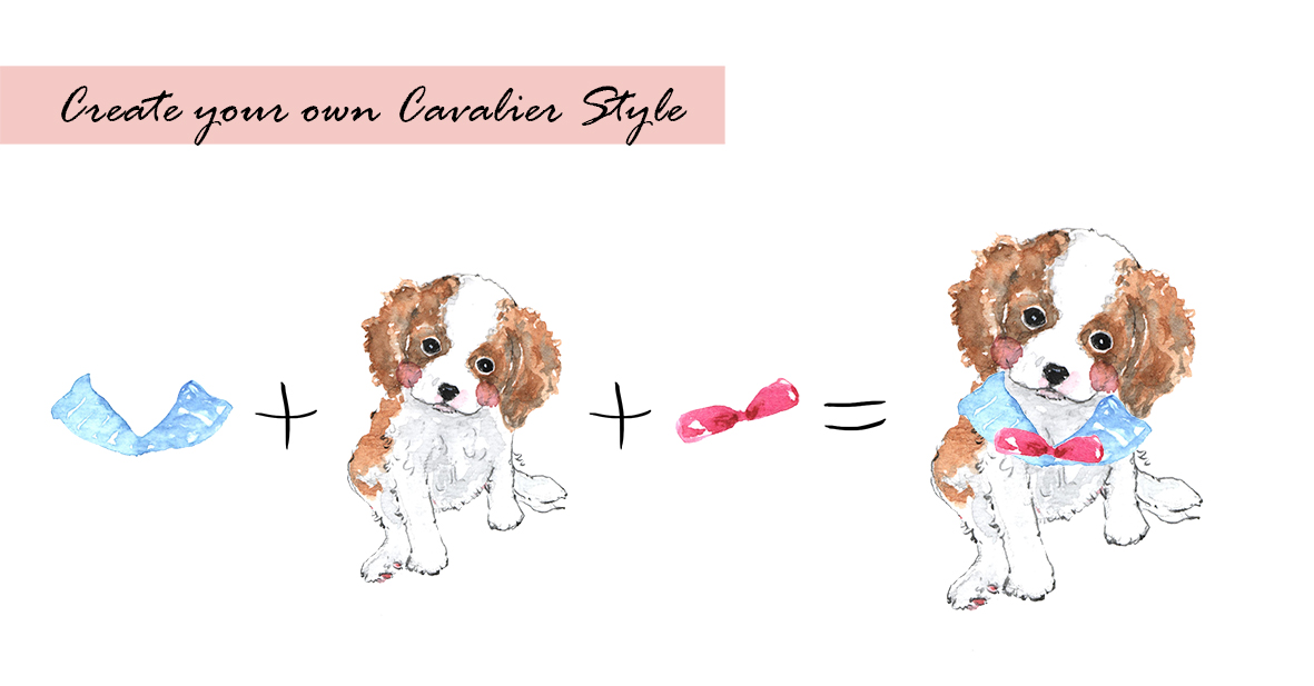 Cavalier King Charles Spaniel Digital Clipart