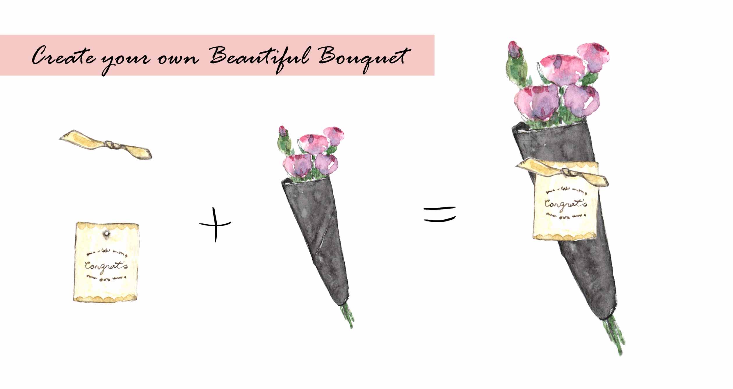 Bouquet Digital Clipart