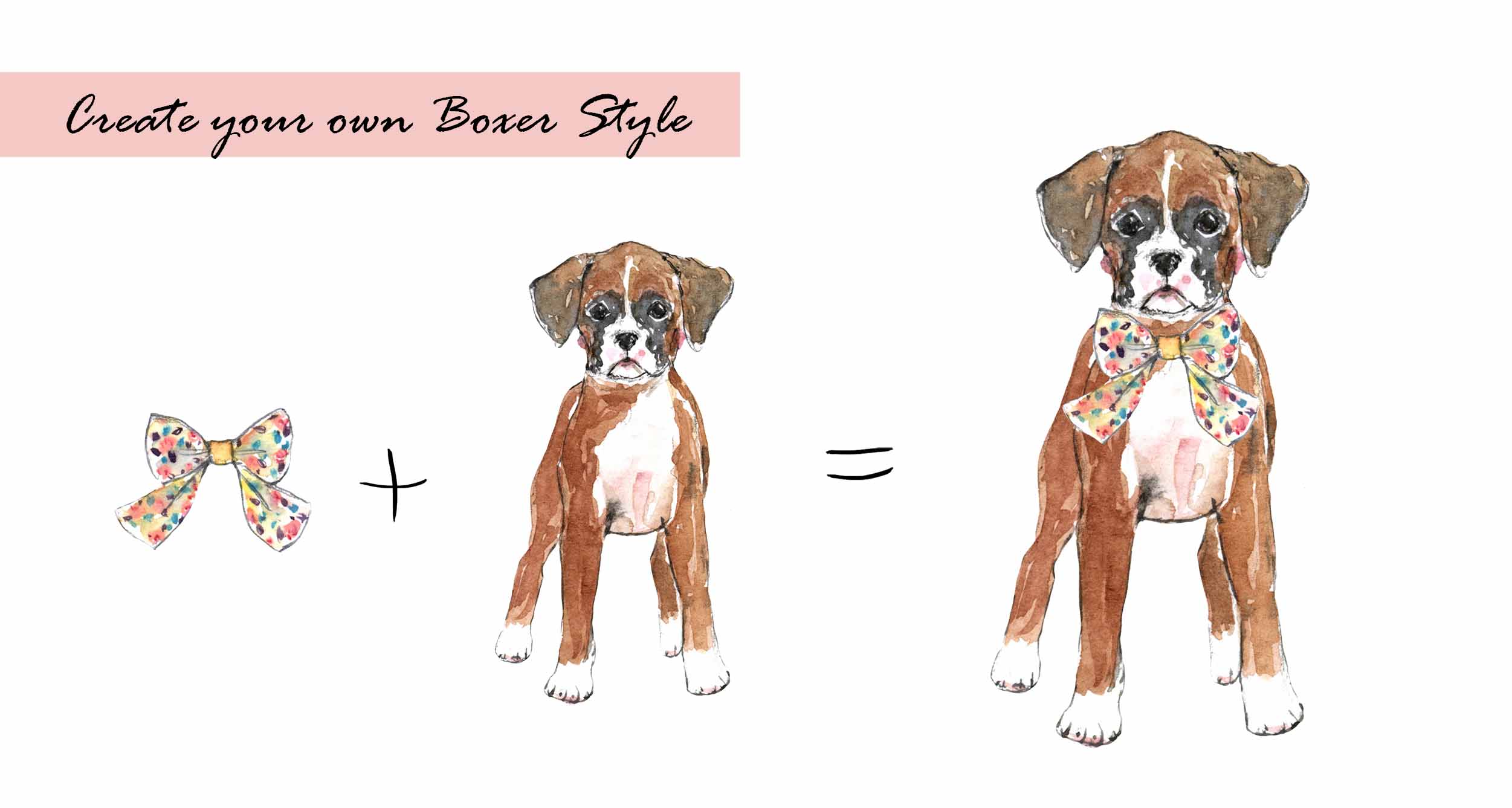 Boxer Digital Clipart