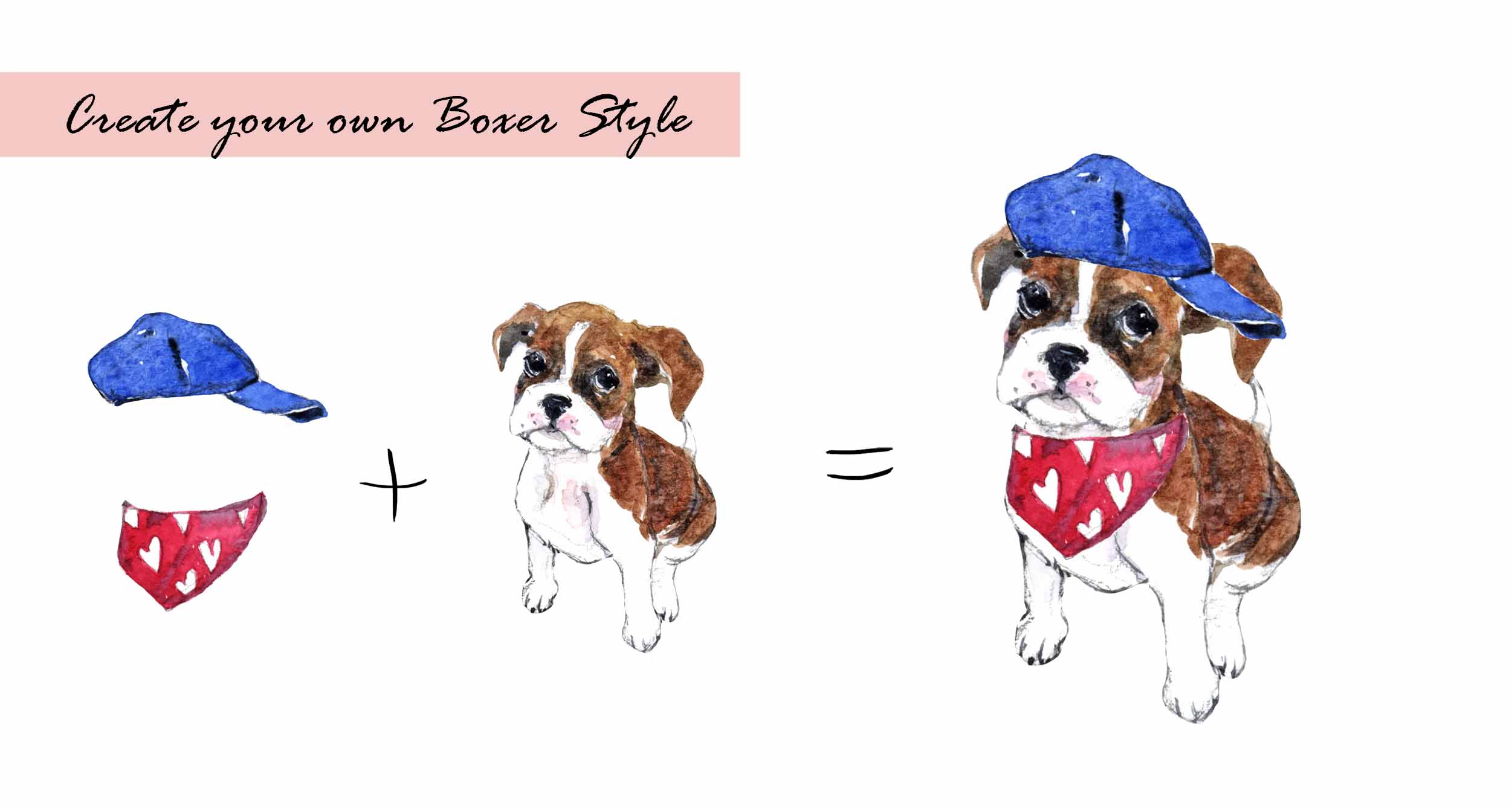 Boxer Digital Clipart