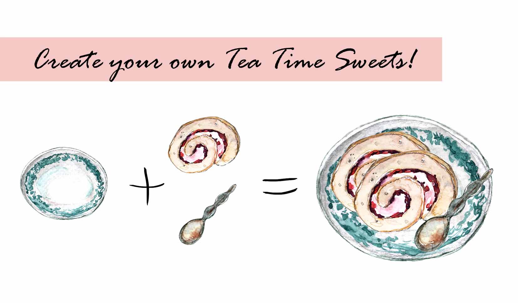 British Traditional Sweets Digital Clipart