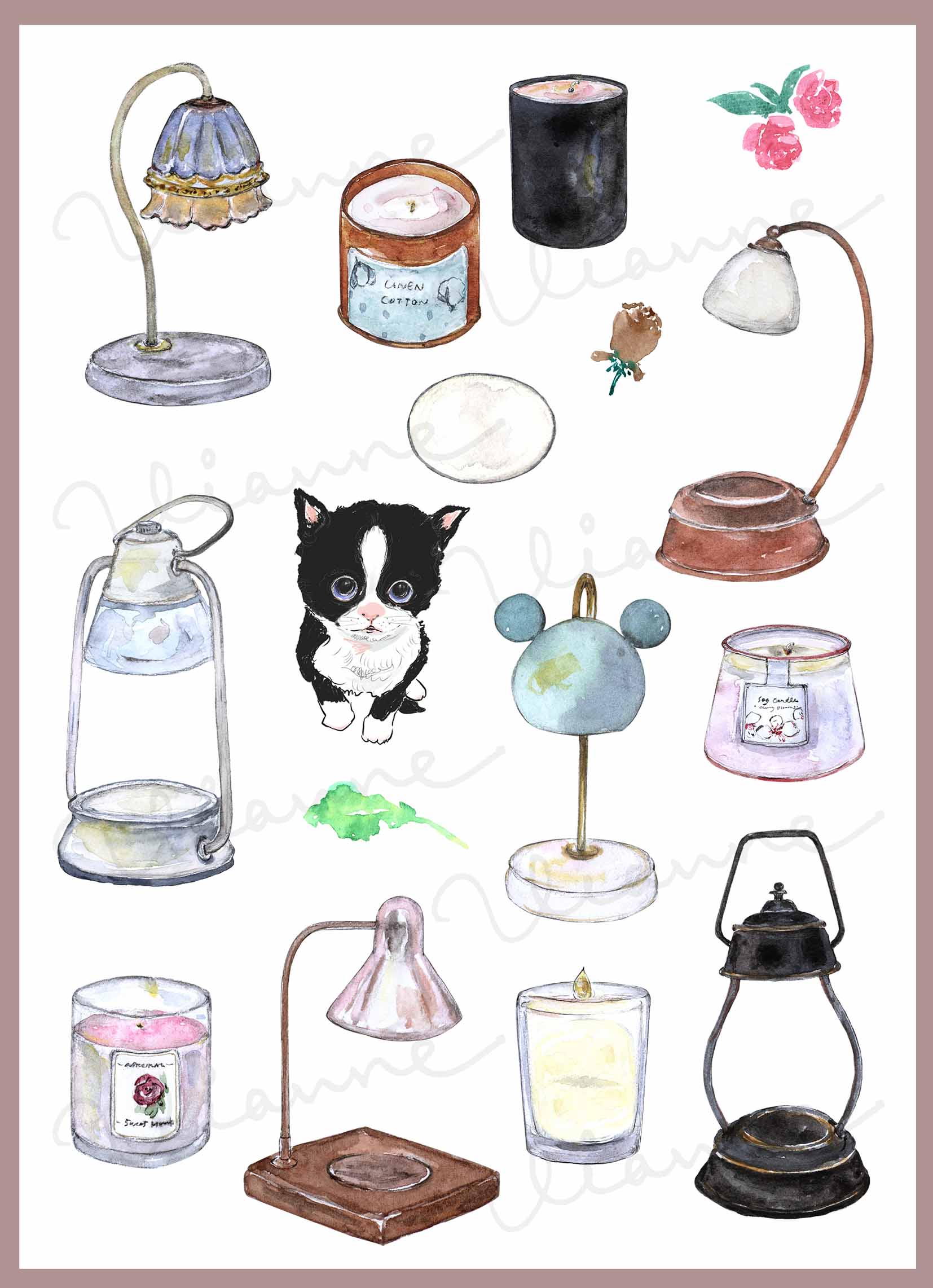 Candle Warmer Lamp Clipart