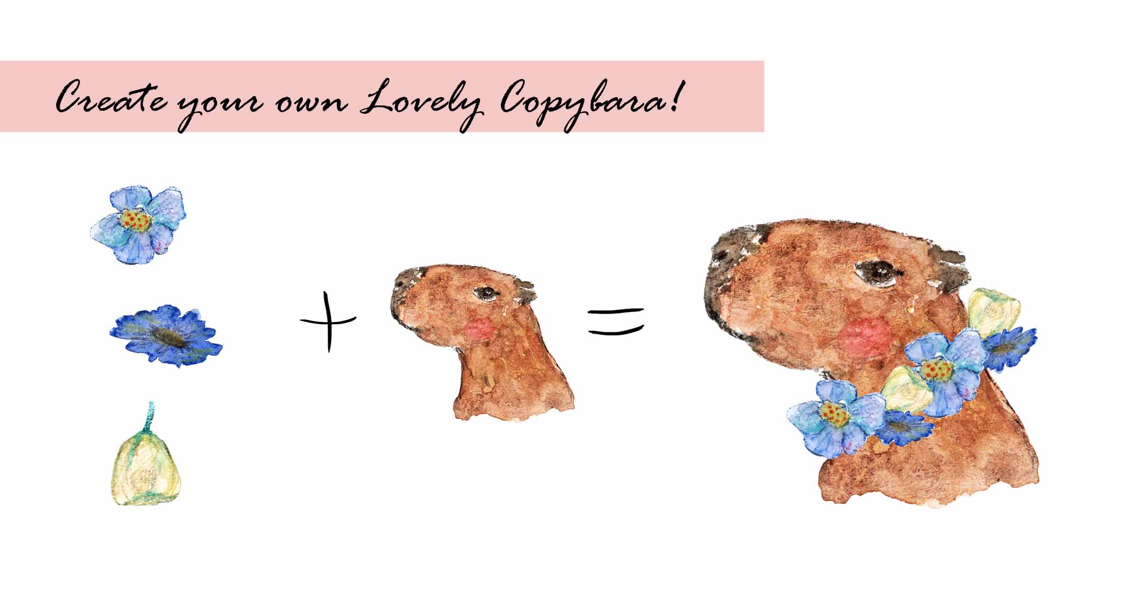 Capybara Clipart