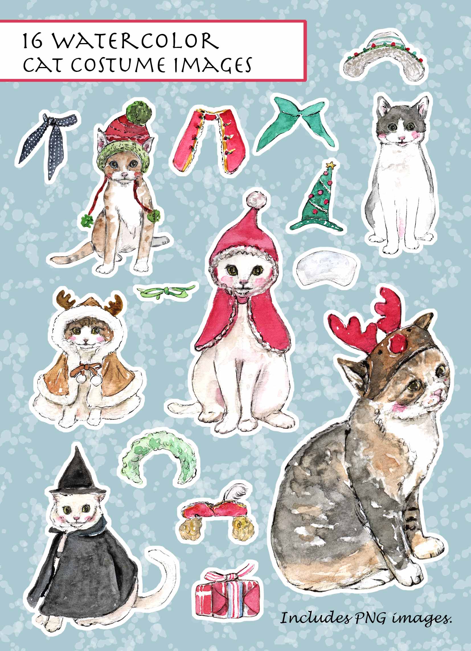 Cat Costumes Clipart