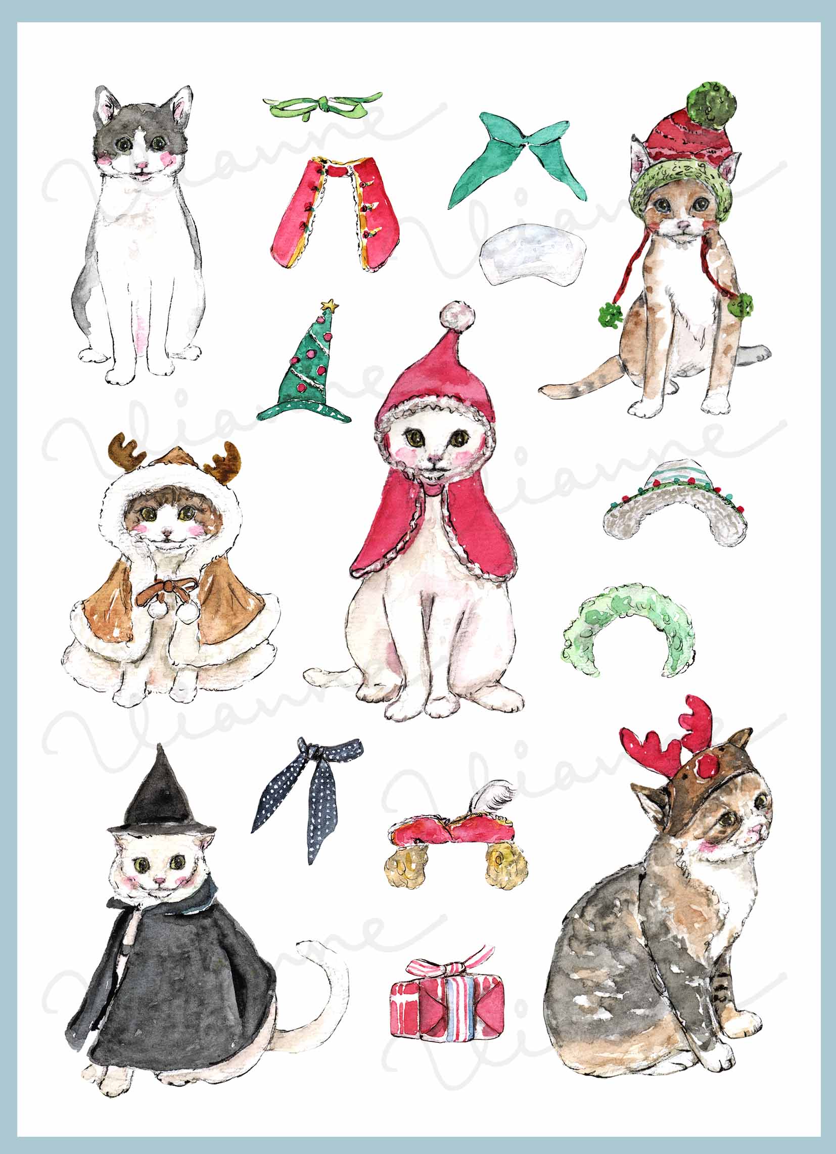 Cat Costumes Clipart