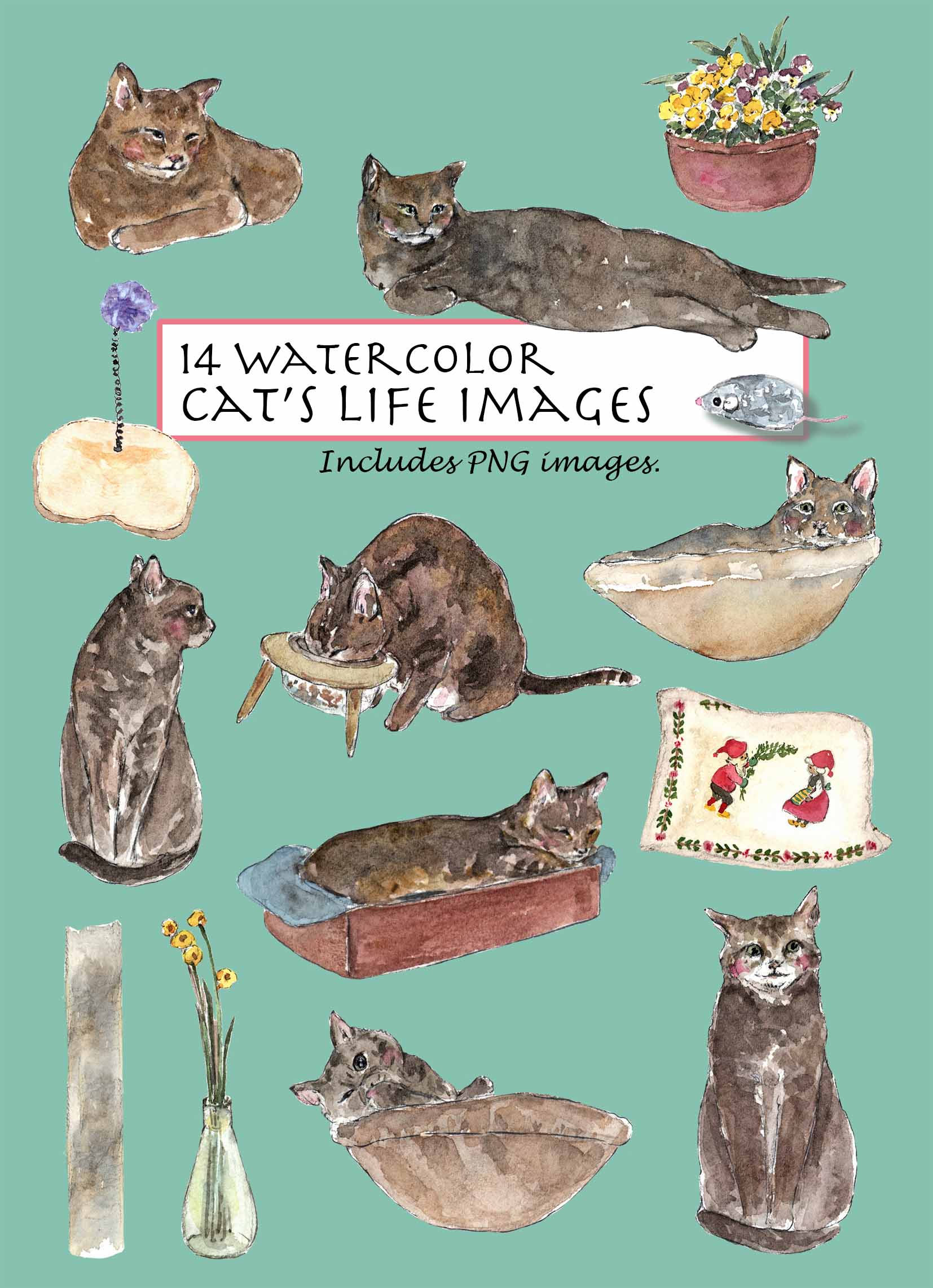 Cat's Life Clipart
