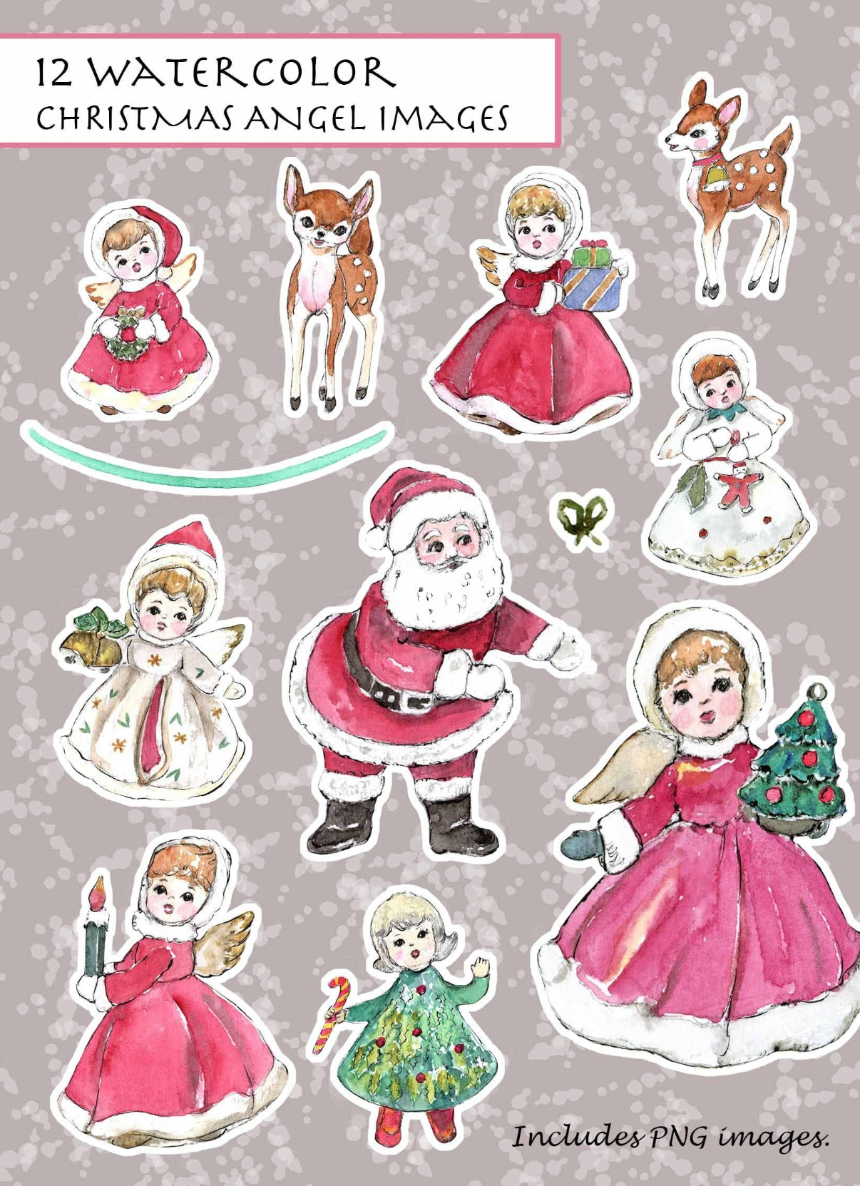 Christmas Angels Clipart