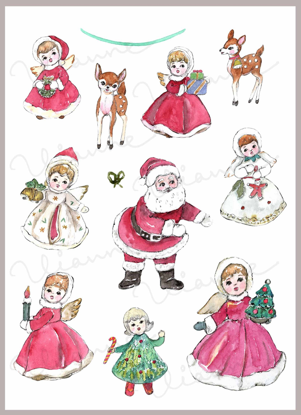 Christmas Angels Clipart