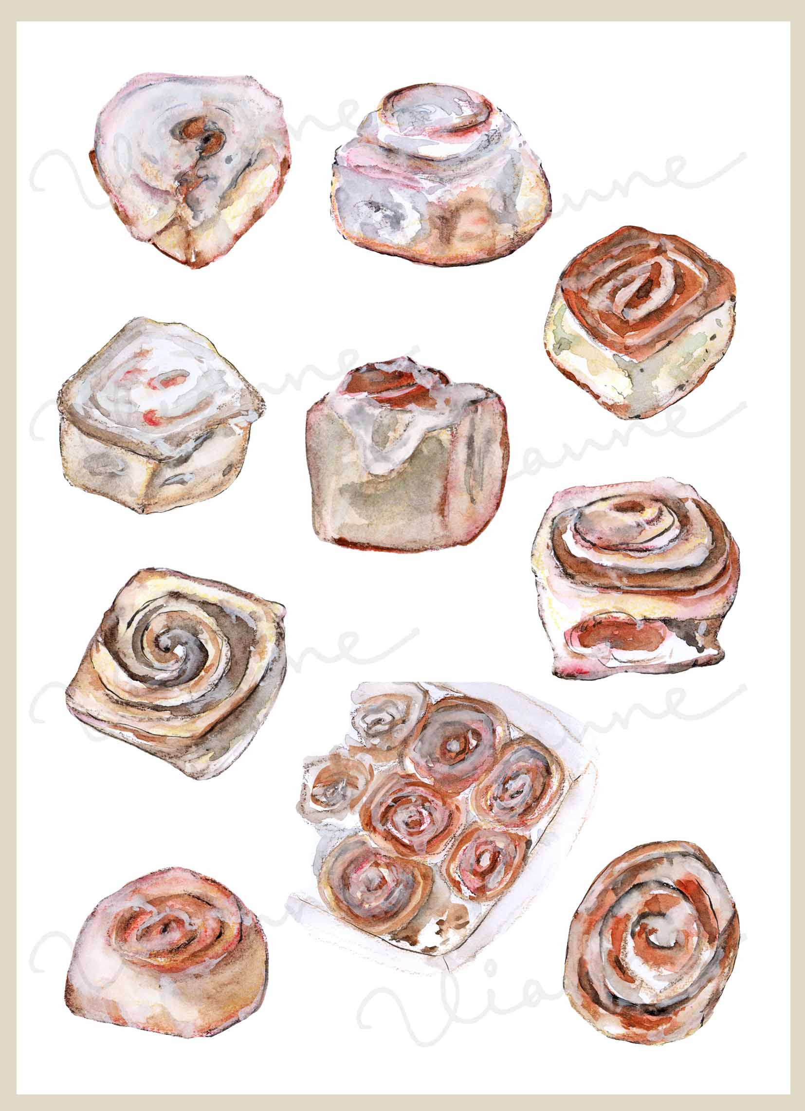 Cinnamon Rolls Clipart