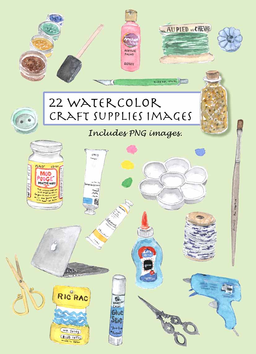 Craft Supplies Clipart