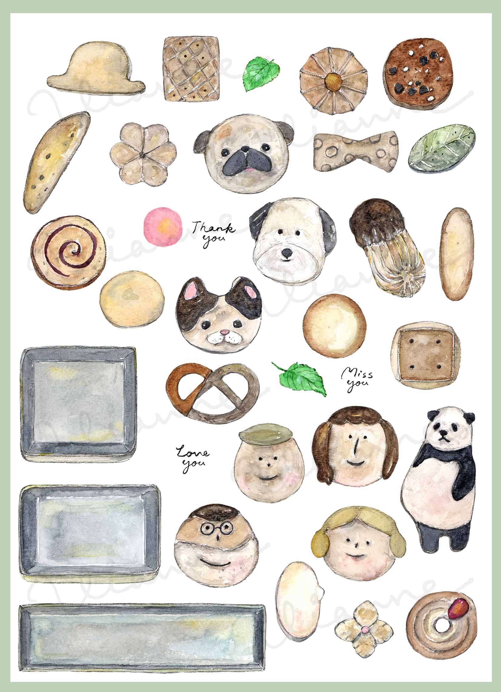 Cute Cookie Clipart