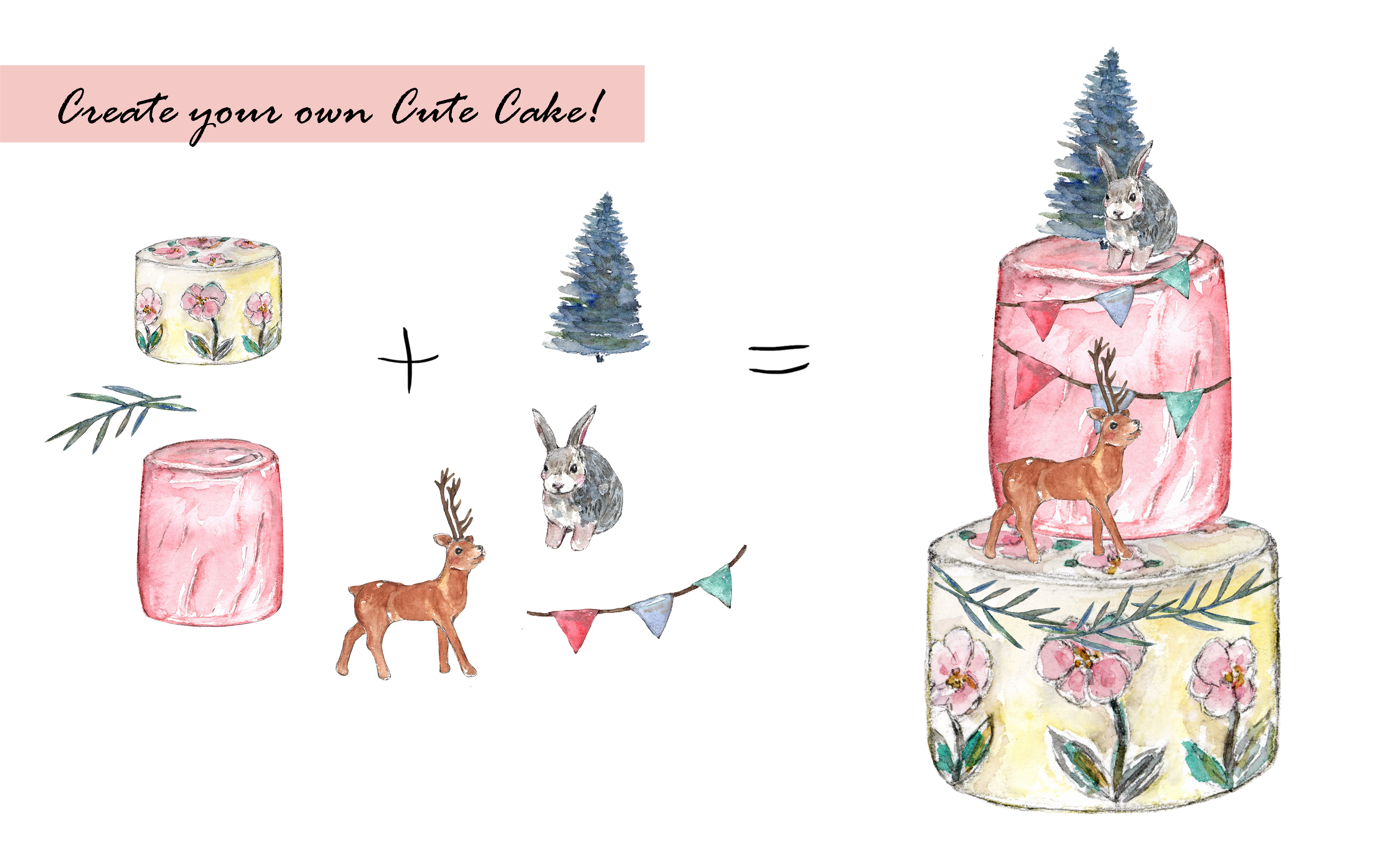 D.I.Y. Cake Clipart