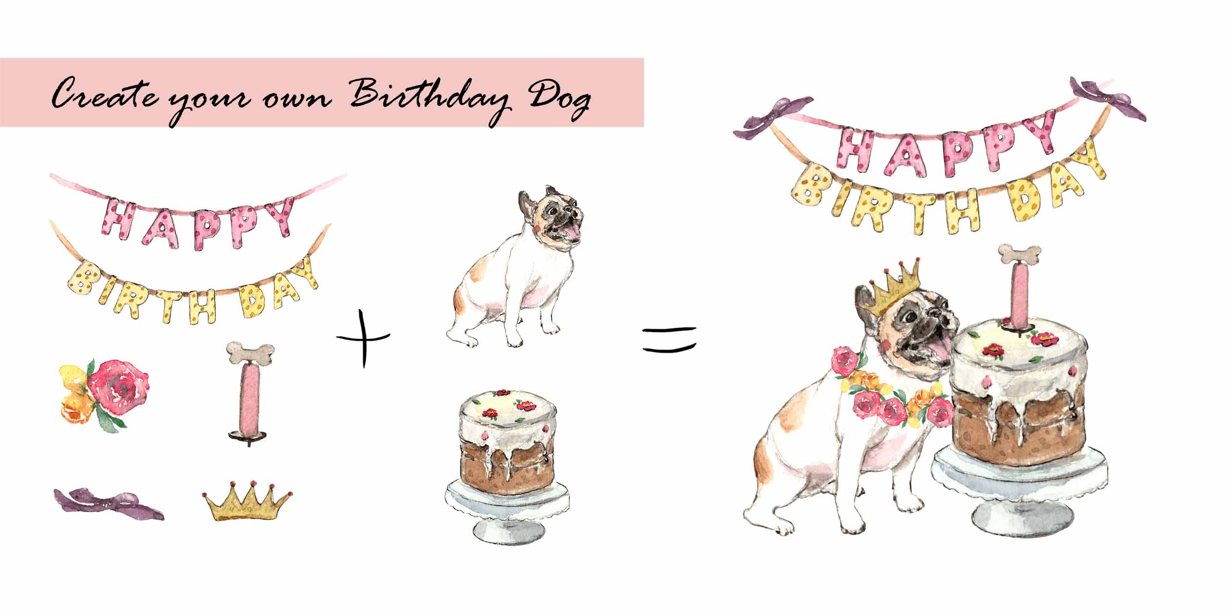 Birthday Dog Clipart