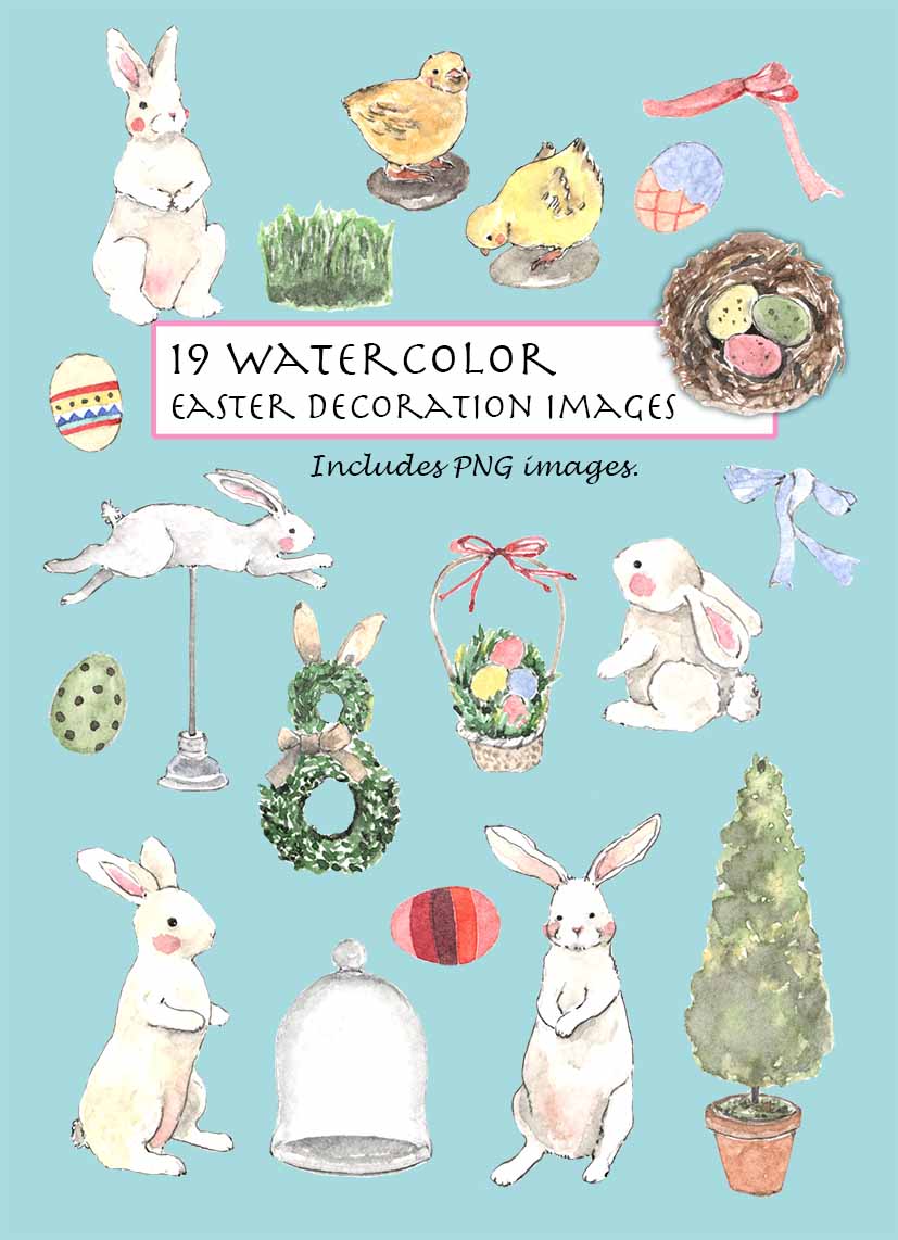 Easter Decorations Clipart