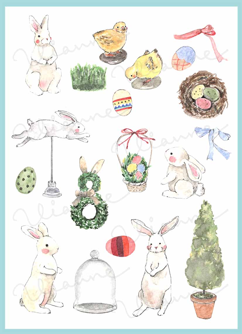 Easter Decorations Clipart