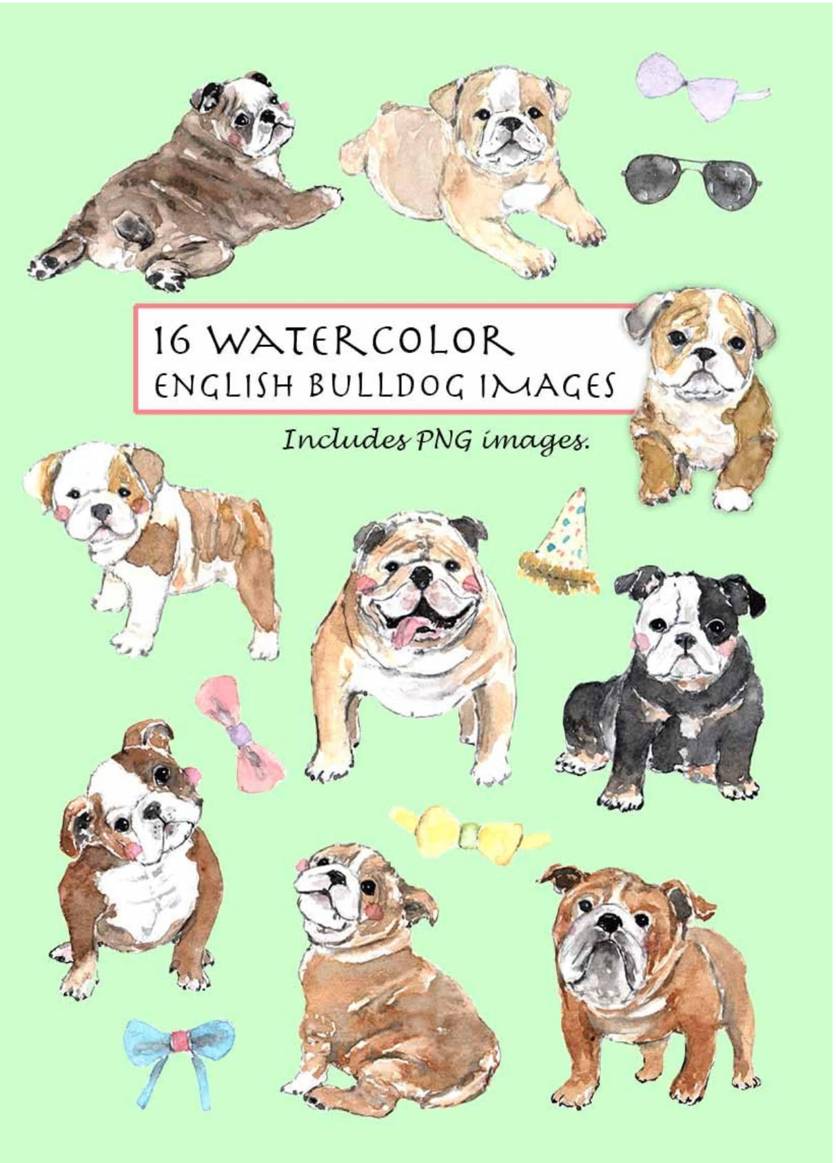 English Bulldog Clipart