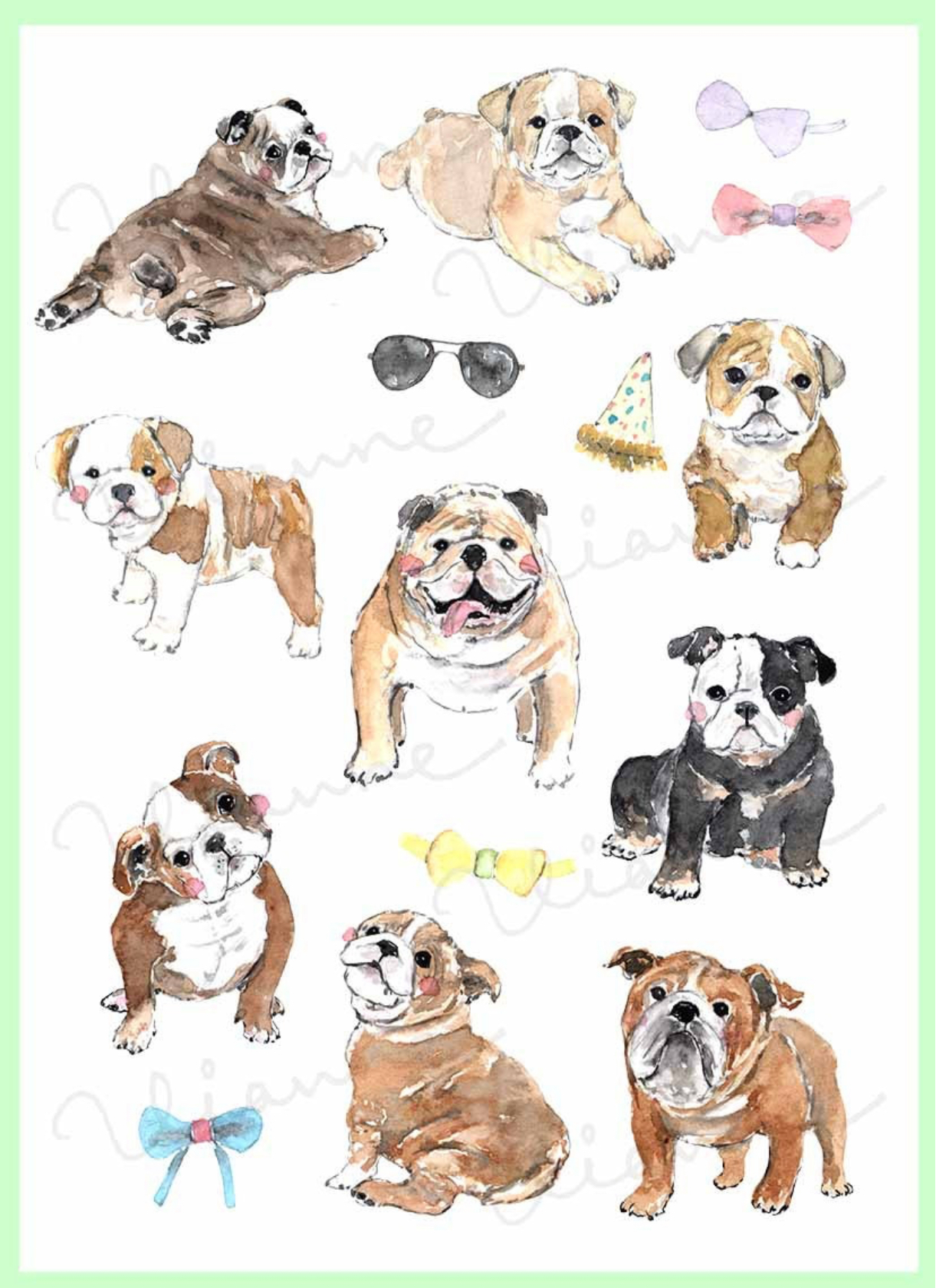 English Bulldog Clipart