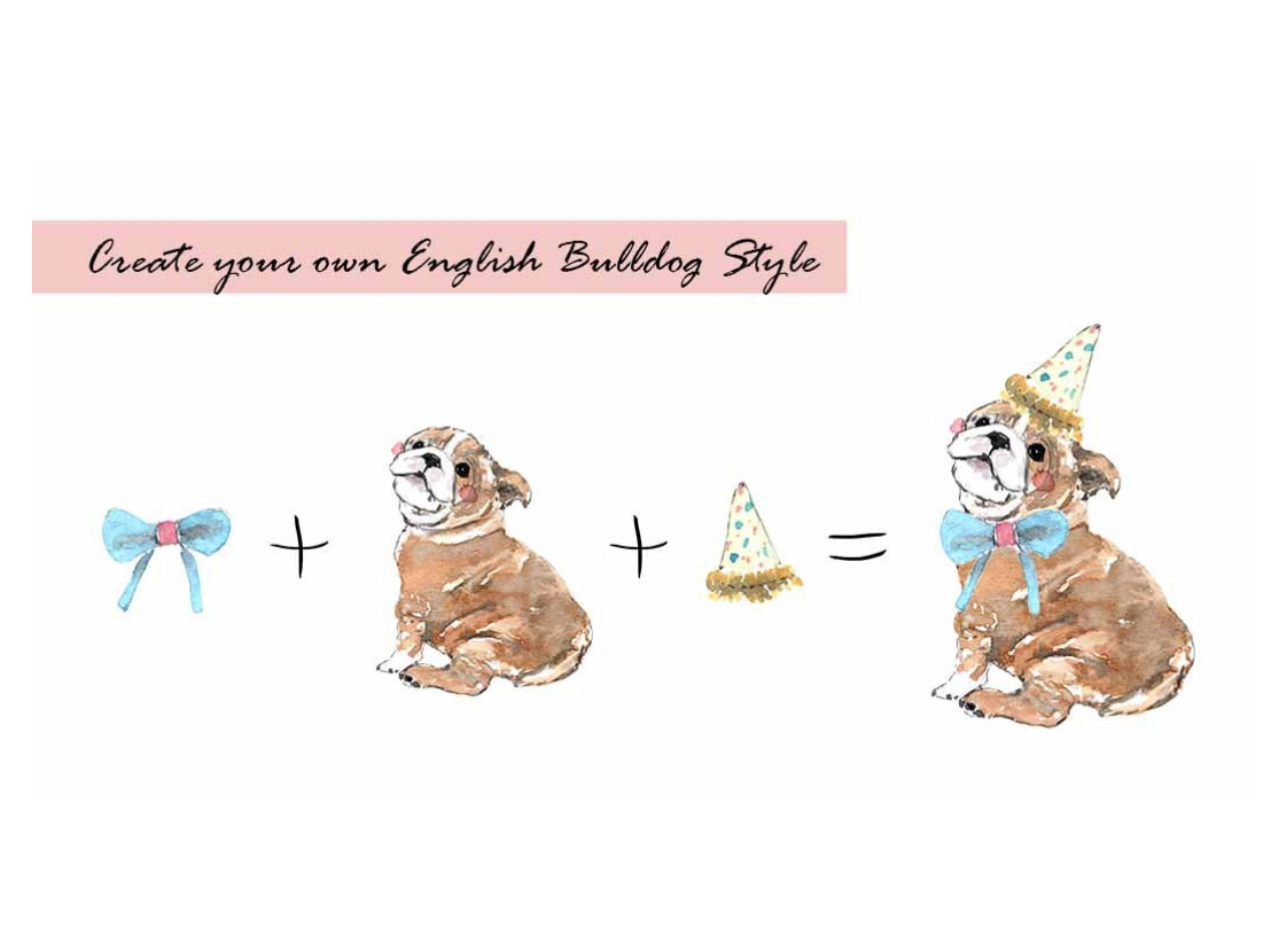 English Bulldog Clipart