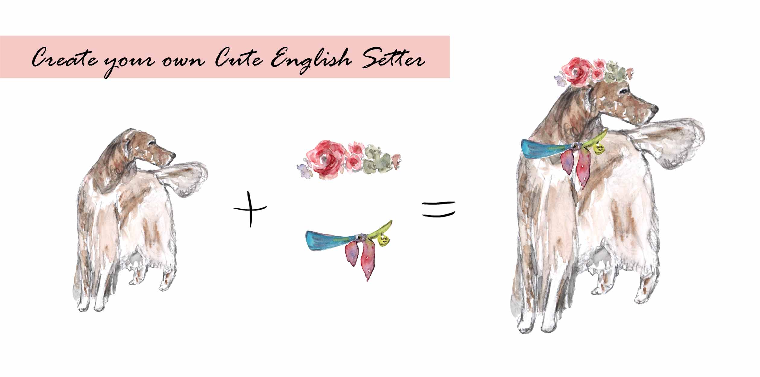 English Setter Clipart