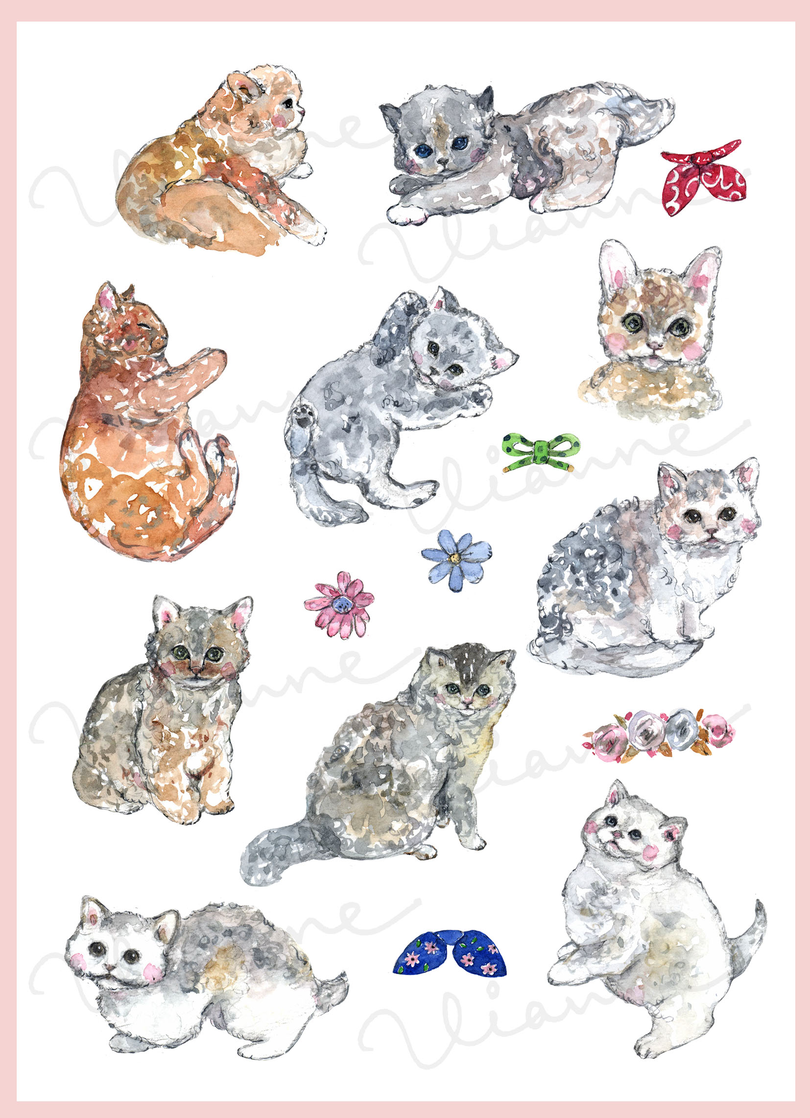 Fluffy Cat Clipart