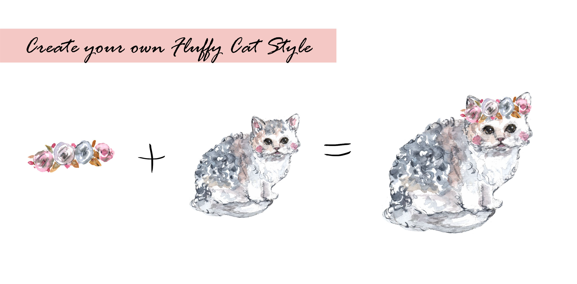 Fluffy Cat Clipart