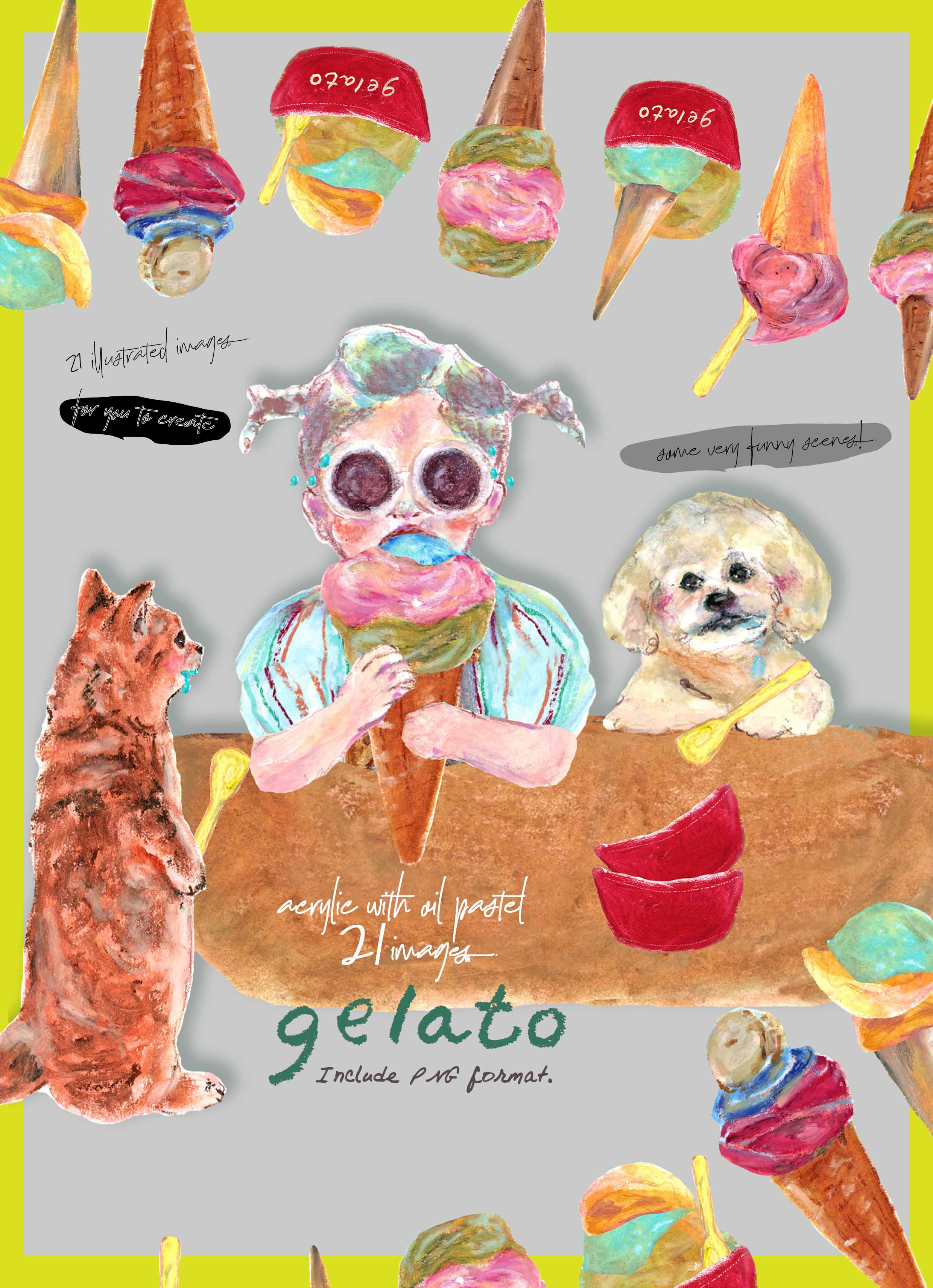 Gelato Clipart