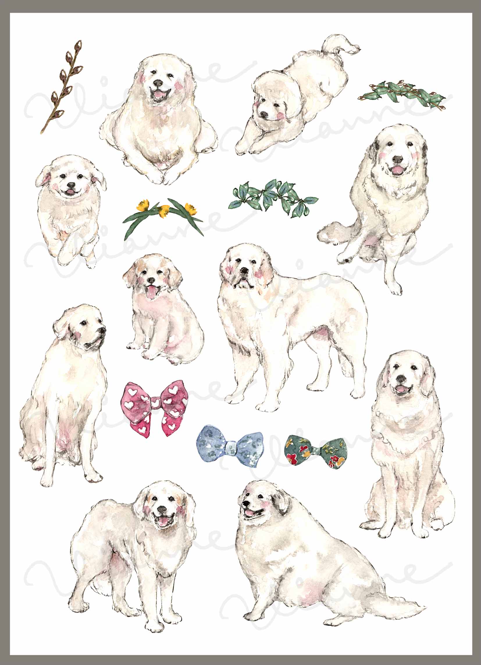 Great Pyrenees Clipart