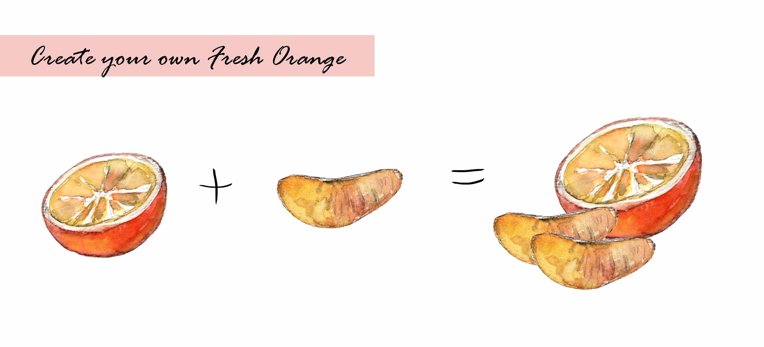 Peach & Orange Clipart