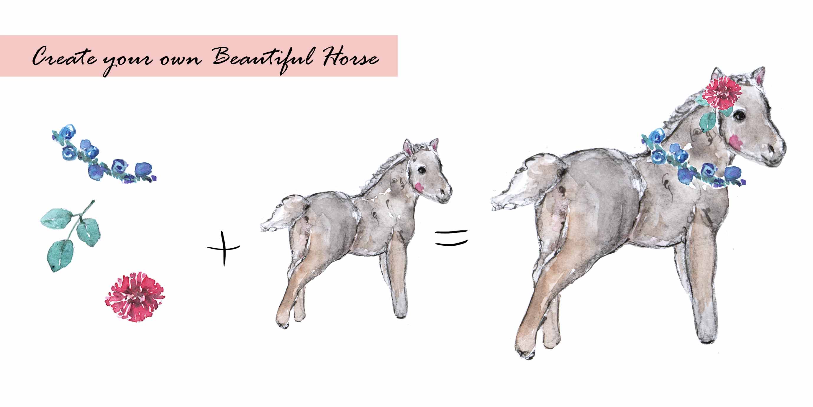 Horse Clipart Set
