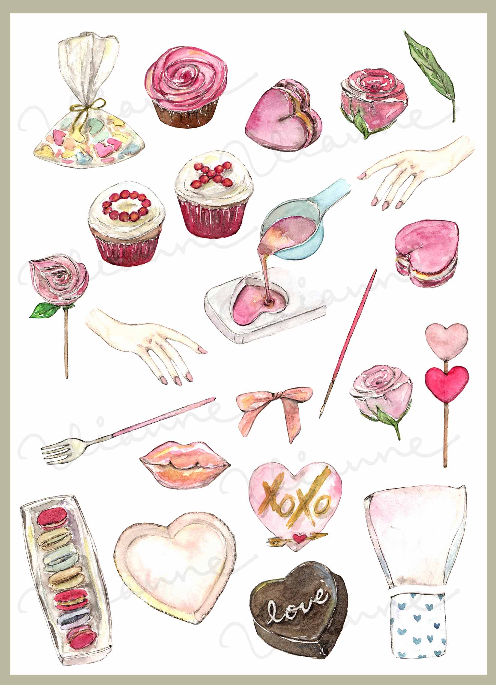 Sweet Moment Clipart Set