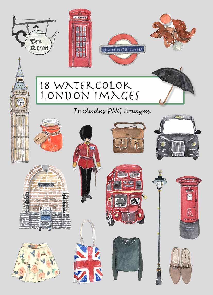 London Clipart Set
