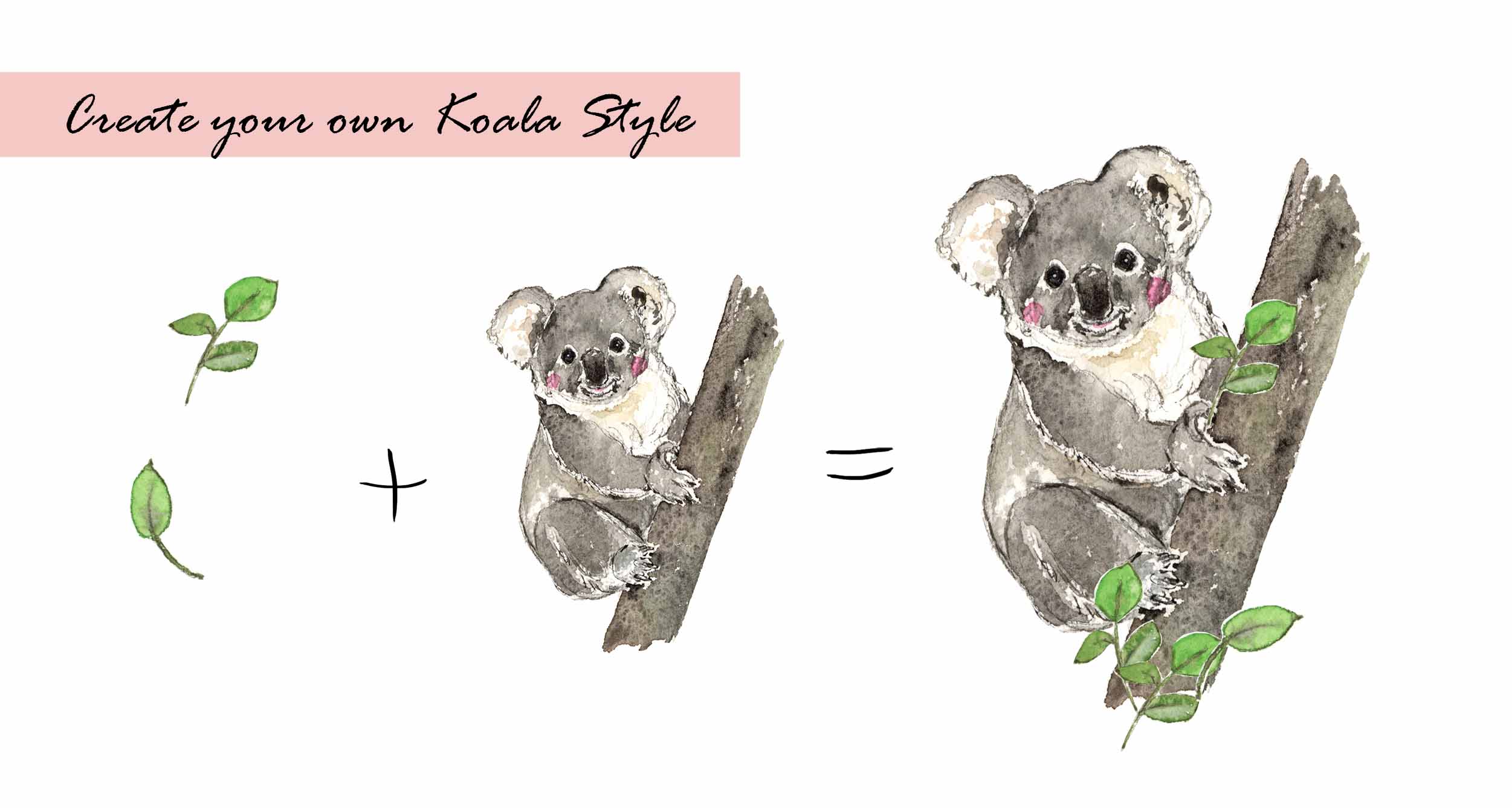 Koala Clipart Set